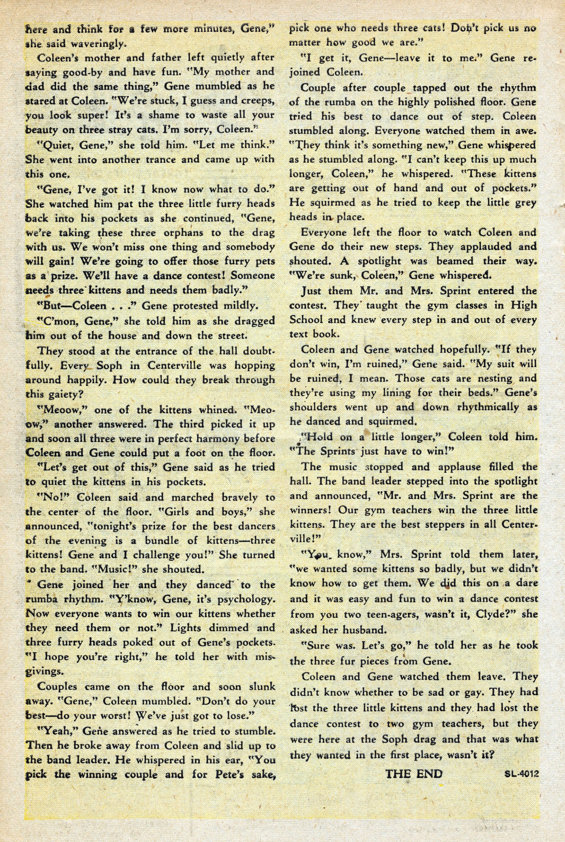 Read online Mitzi's Boy Friend comic -  Issue #5 - 10