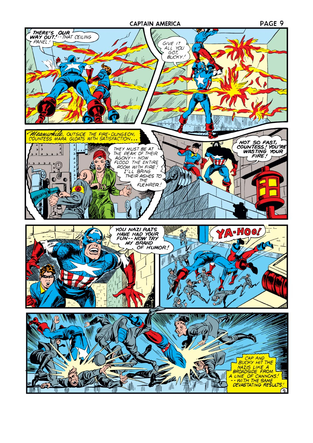Read online Captain America Comics comic -  Issue #10 - 10