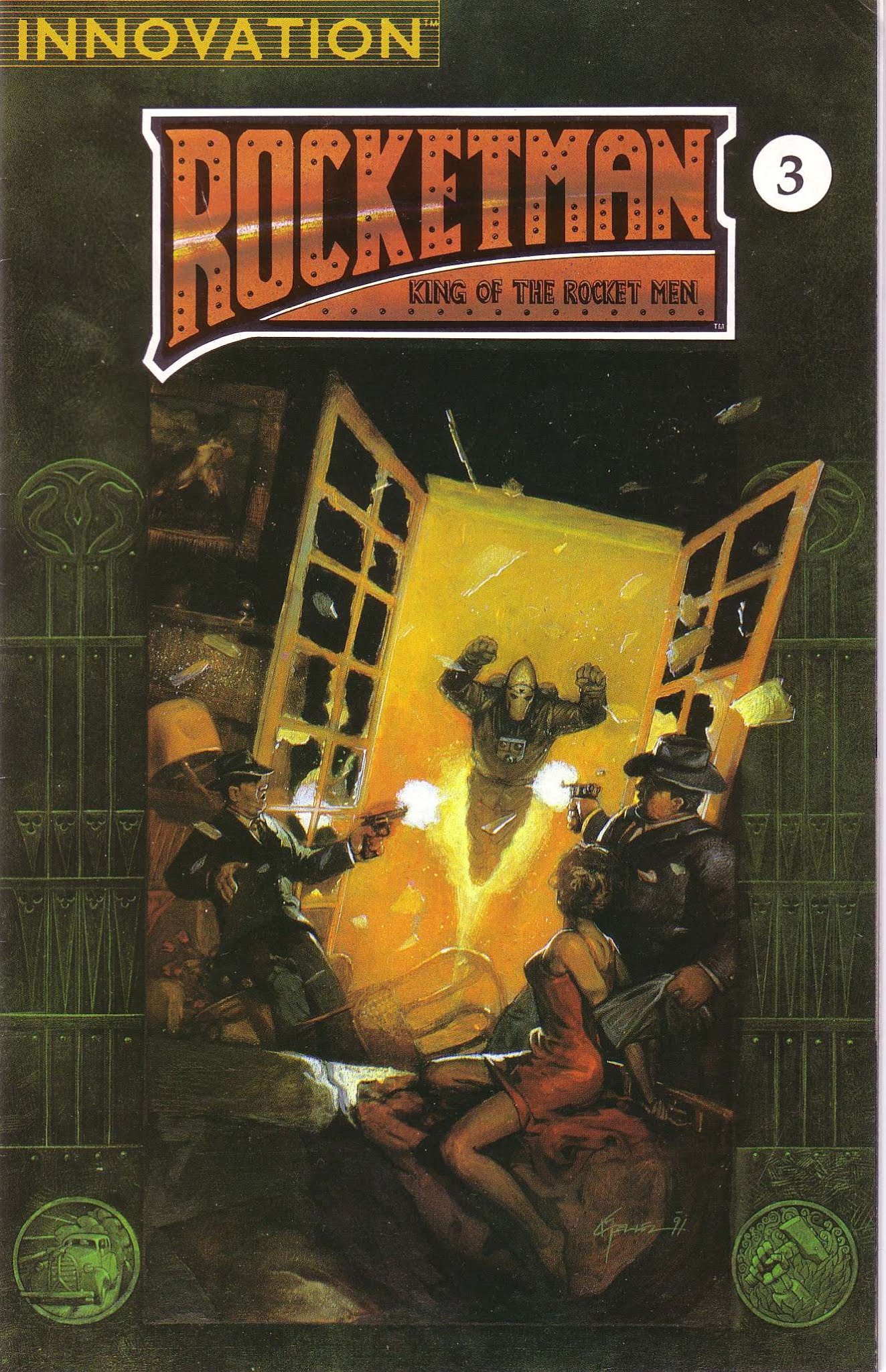Read online Rocket Man: King of the Rocket Men comic -  Issue #3 - 1