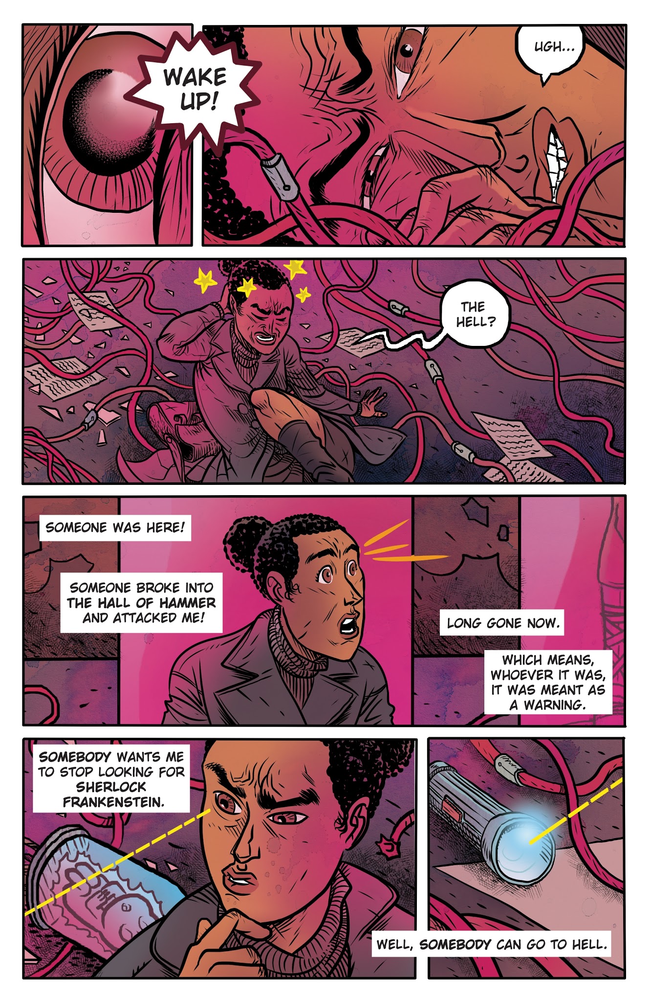 Read online Sherlock Frankenstein and the Legion of Evil comic -  Issue #3 - 6