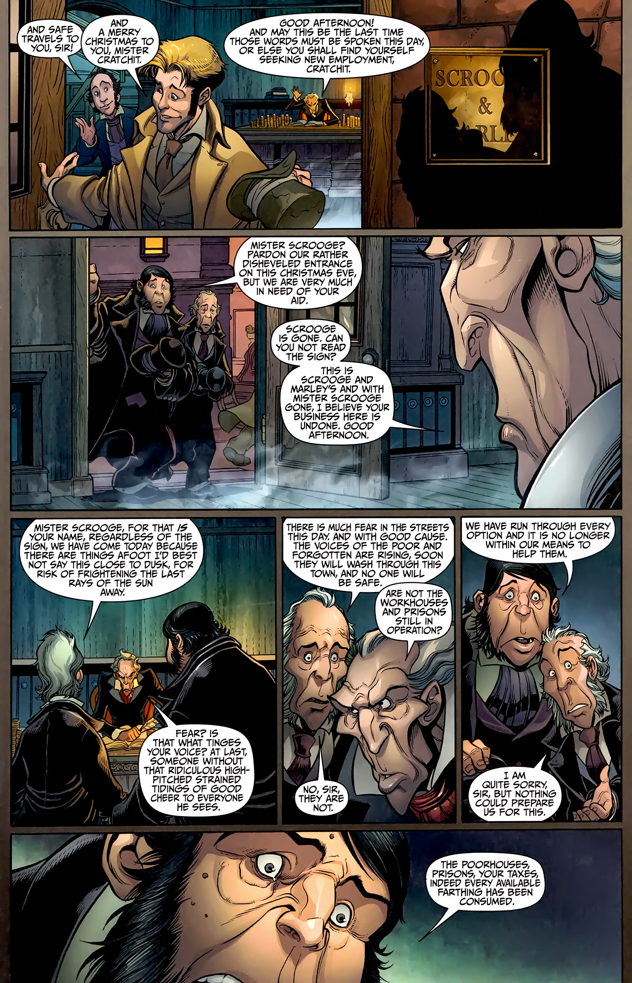 Read online Zombies Christmas Carol comic -  Issue #1 - 10