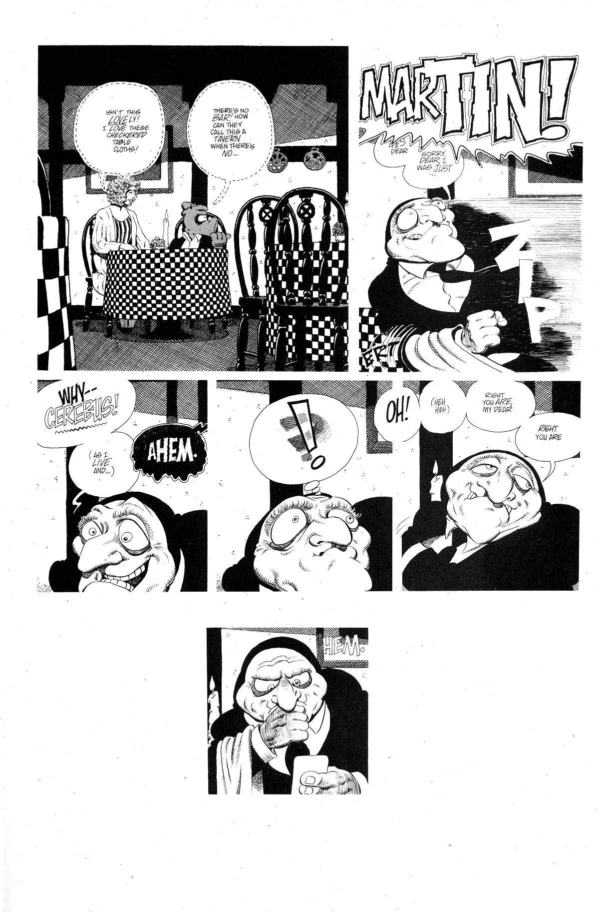 Read online Cerebus comic -  Issue #218 - 6