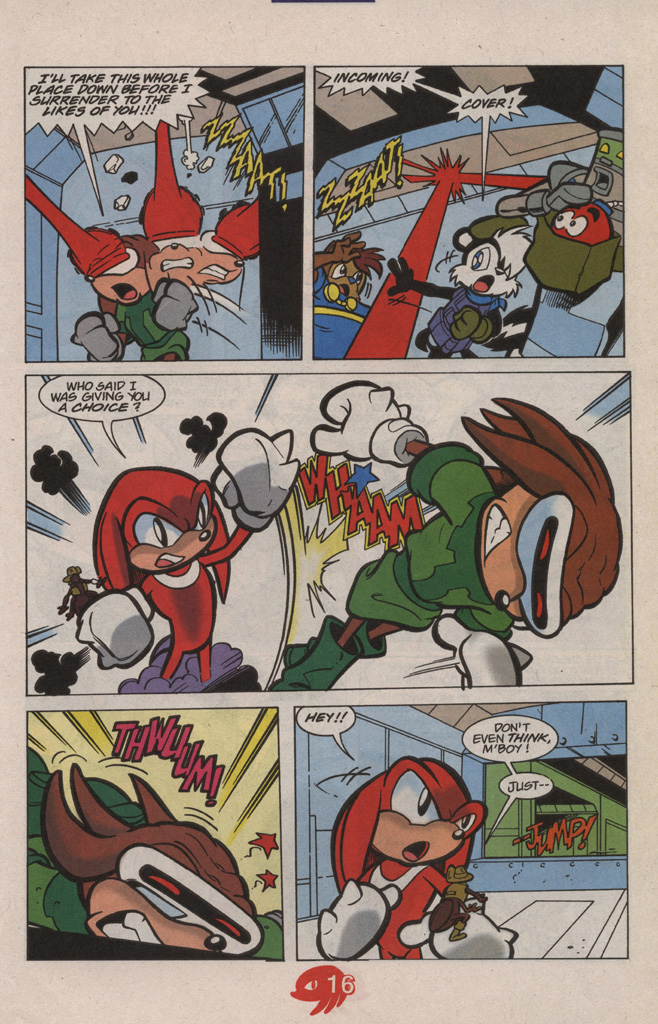 Read online Knuckles the Echidna comic -  Issue #21 - 23