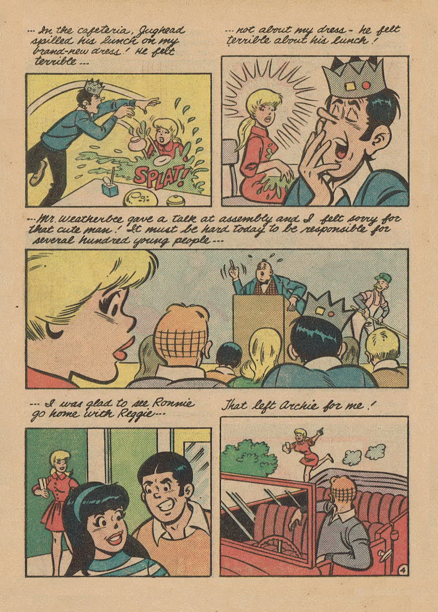 Read online Betty and Veronica Digest Magazine comic -  Issue #9 - 68