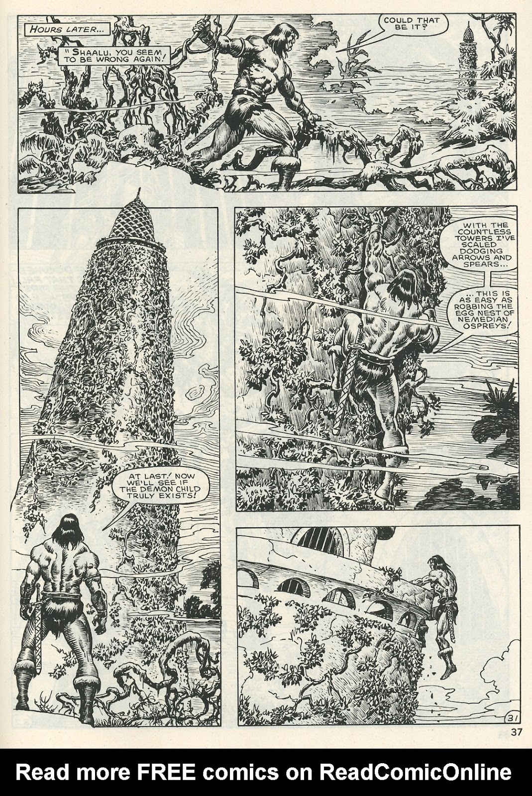 The Savage Sword Of Conan issue 123 - Page 37