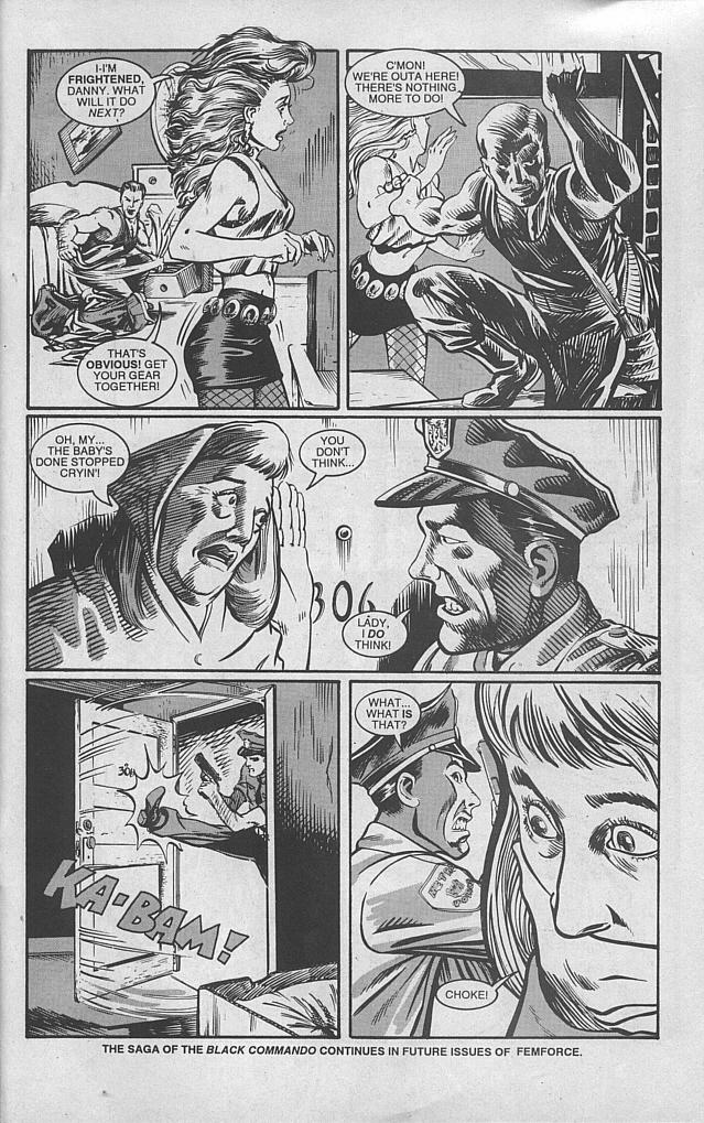 Read online Femforce comic -  Issue #41 - 42