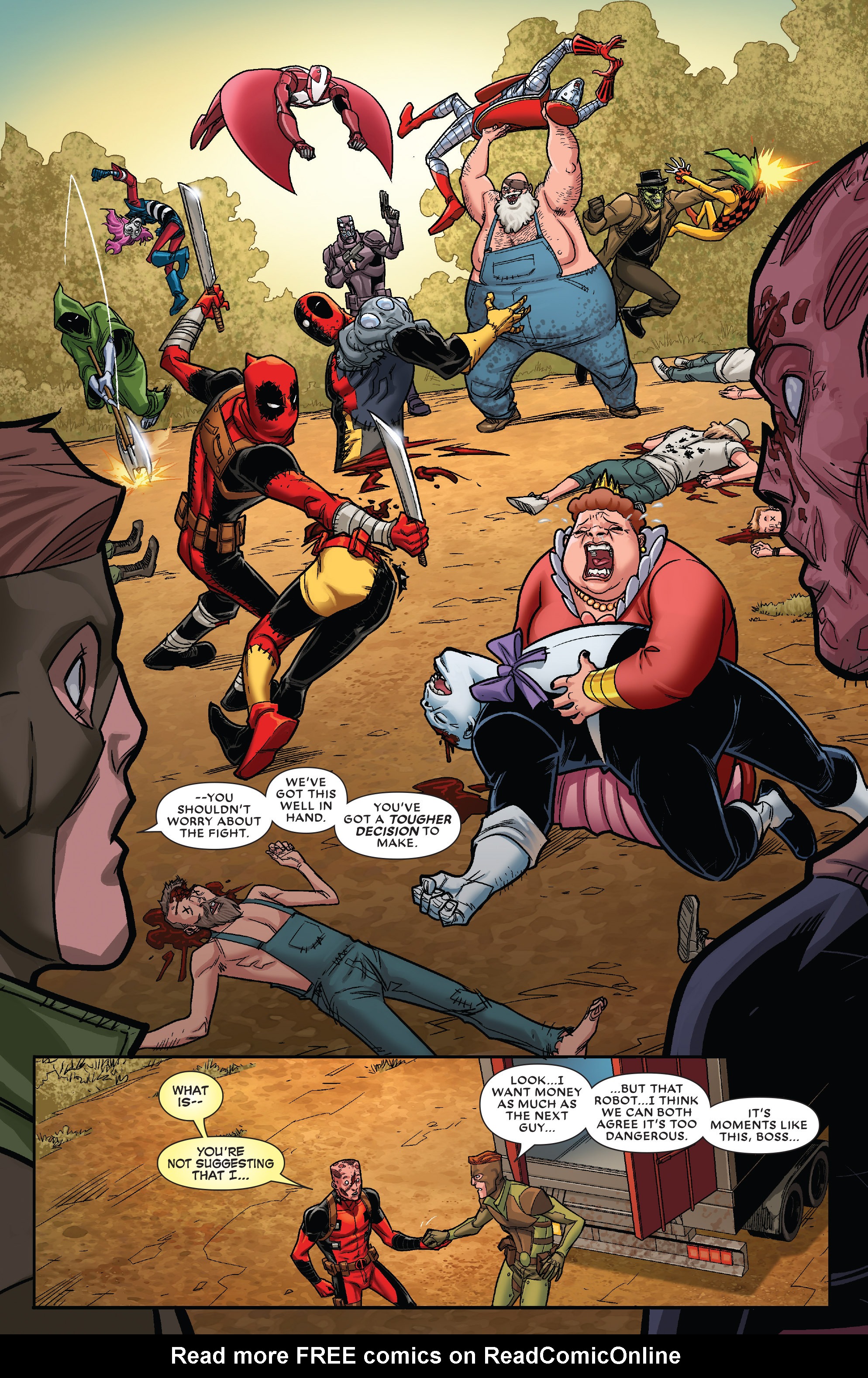 Read online Deadpool & the Mercs For Money comic -  Issue #5 - 16
