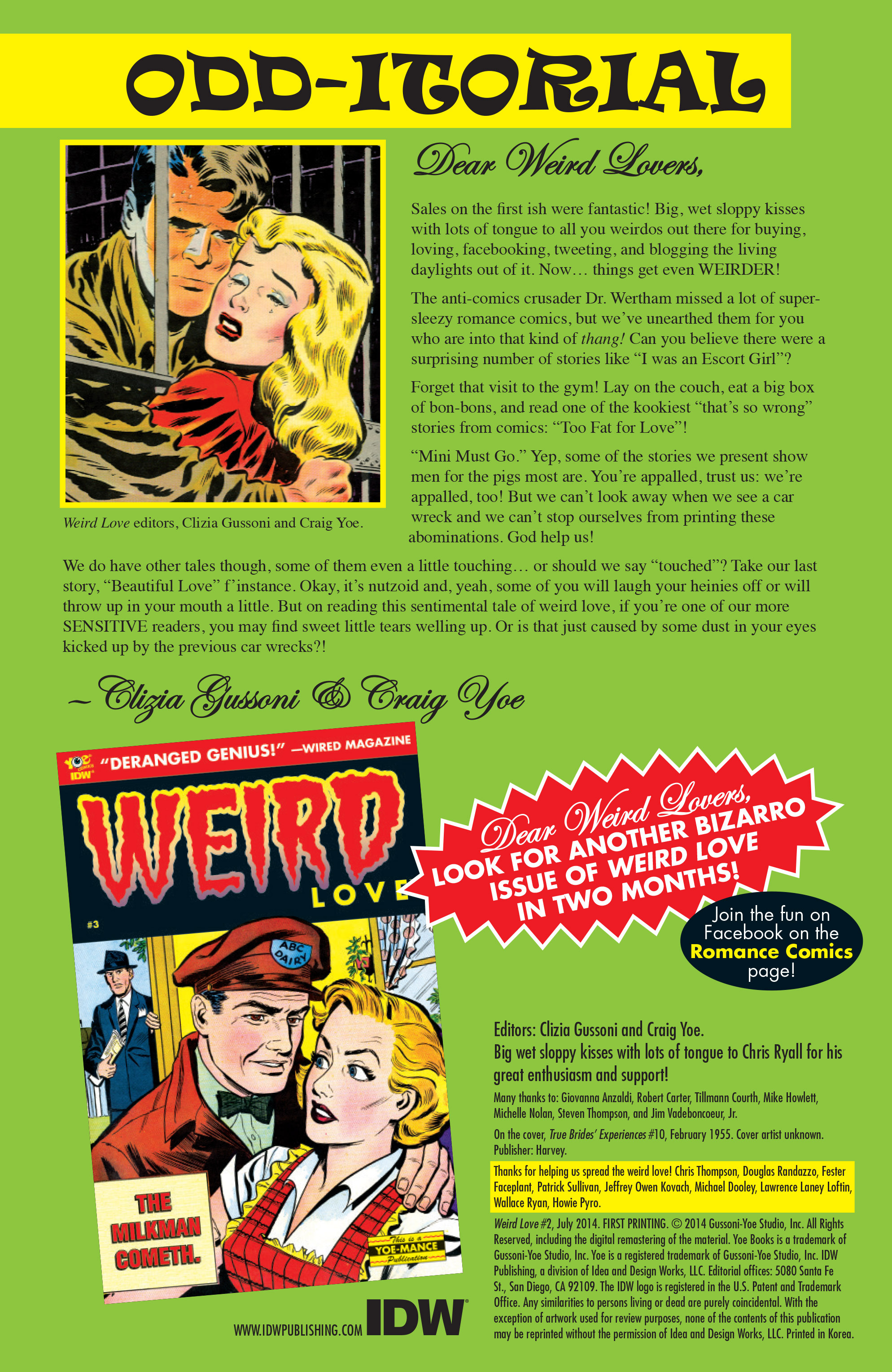 Read online Weird Love comic -  Issue #2 - 2