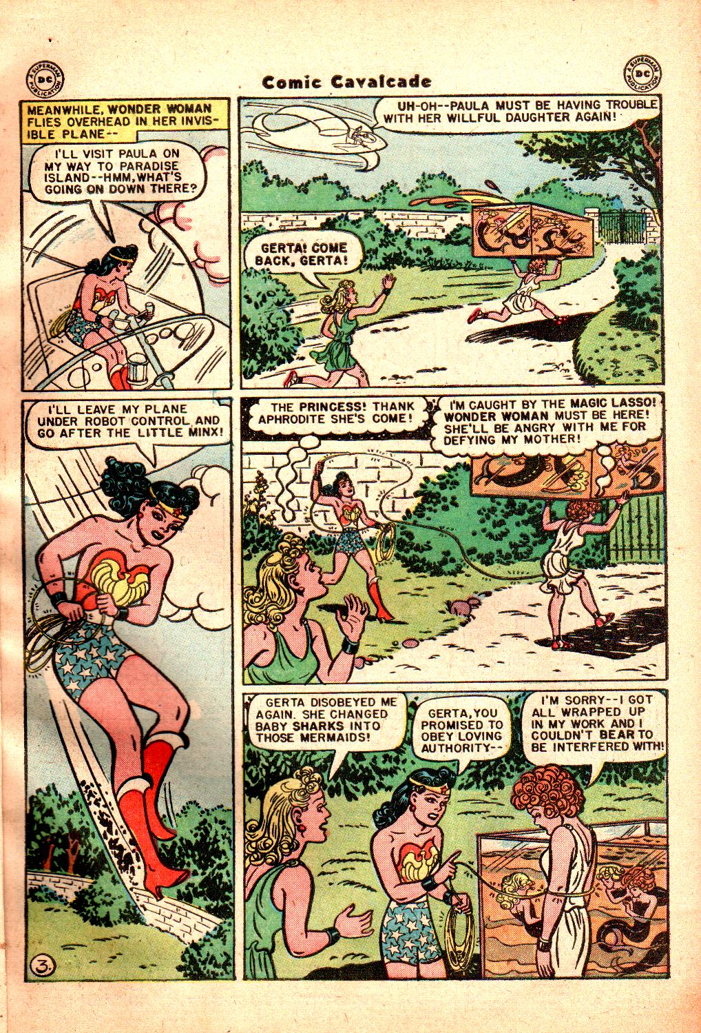 Read online Comic Cavalcade comic -  Issue #21 - 5