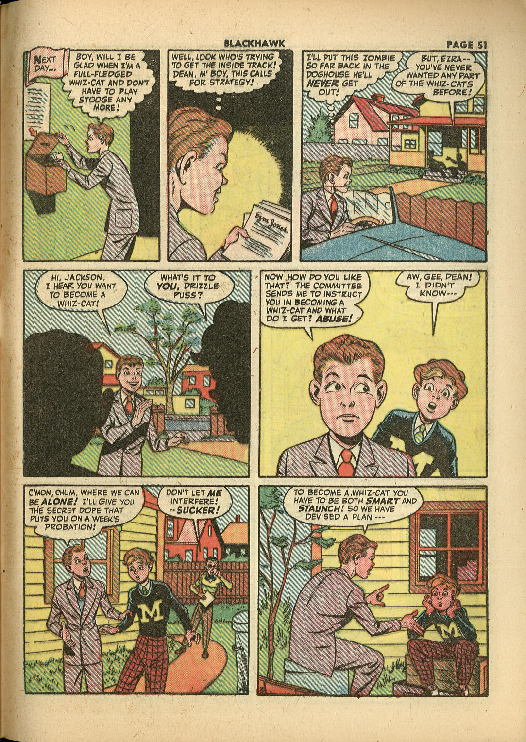 Read online Blackhawk (1957) comic -  Issue #9 - 53