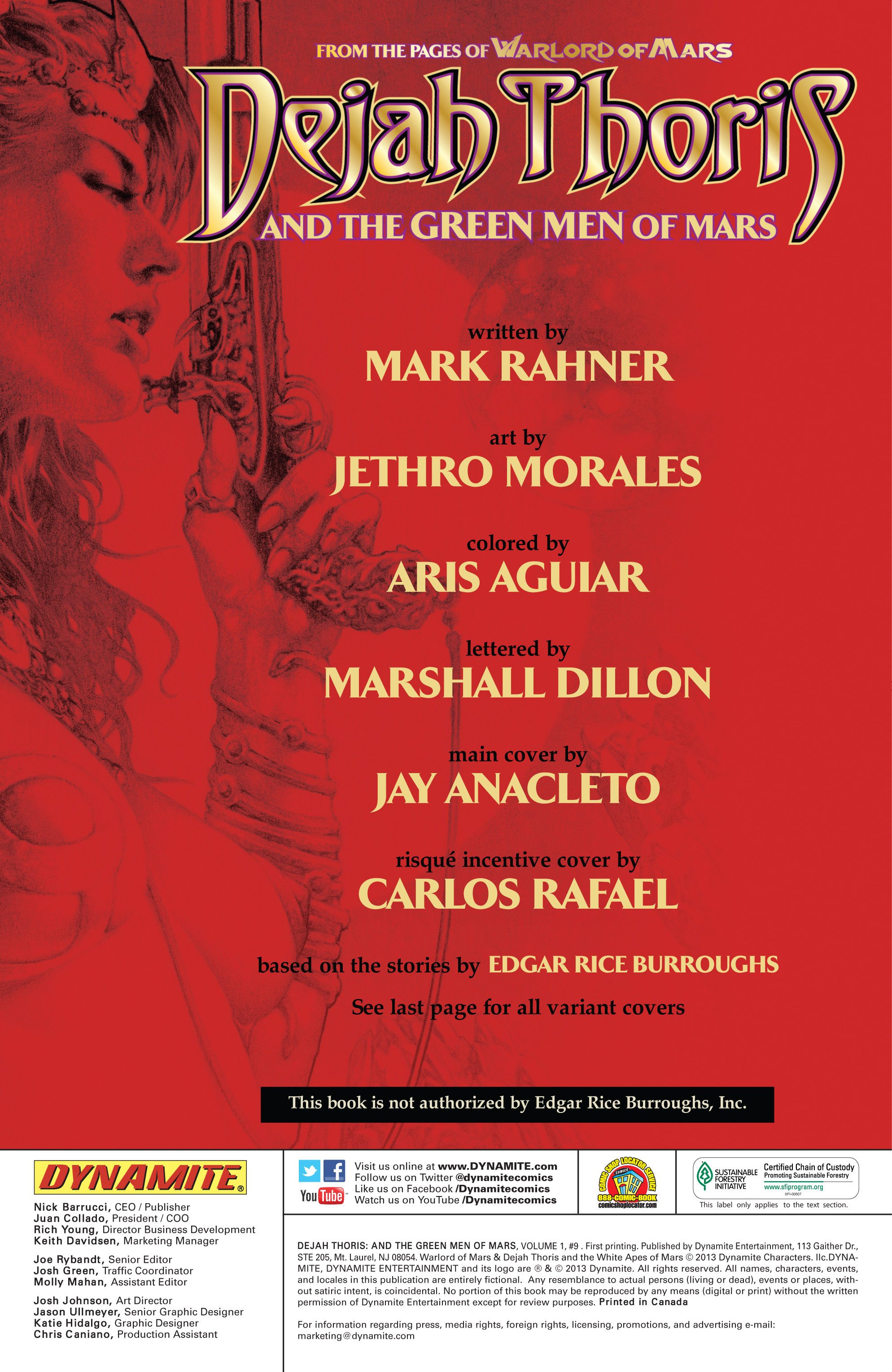 Read online Dejah Thoris and the Green Men of Mars comic -  Issue #9 - 2