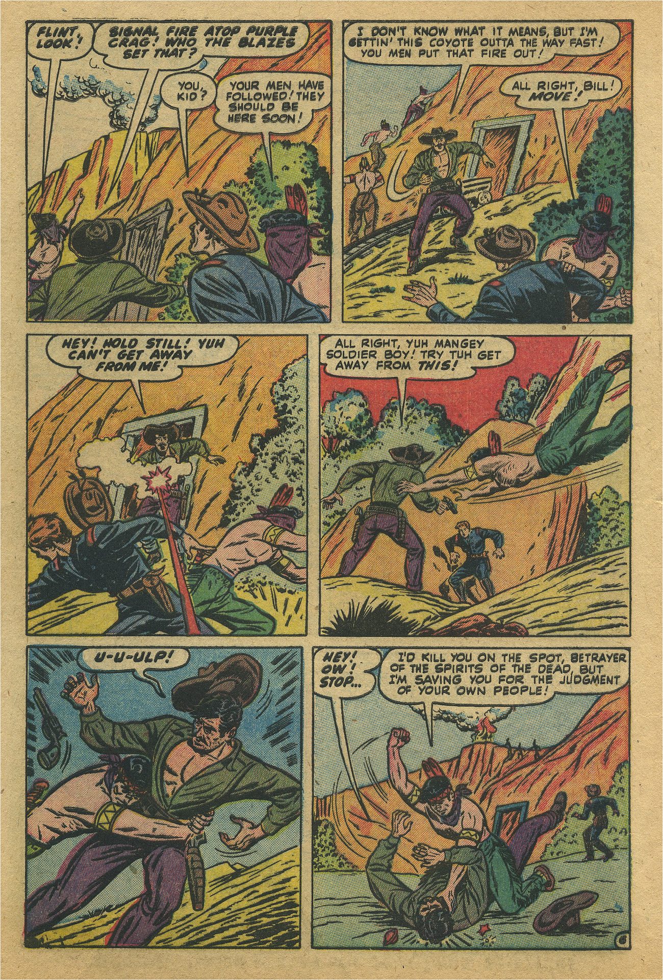 Read online Apache Kid comic -  Issue #7 - 8