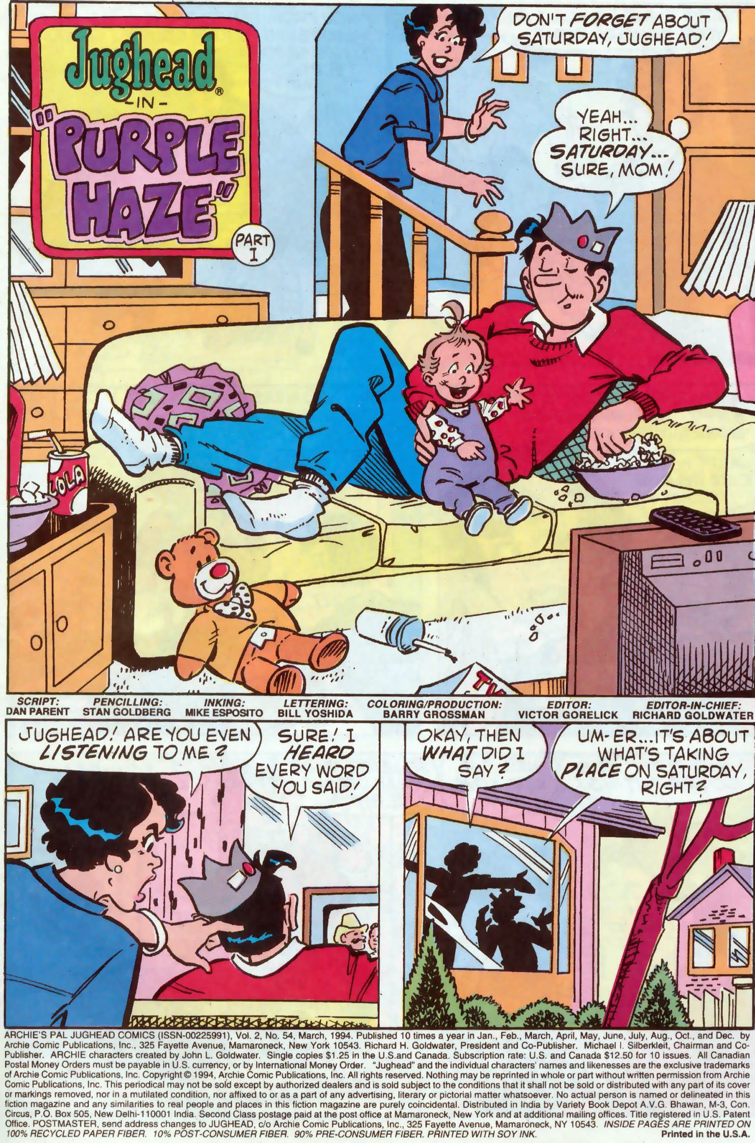 Read online Archie's Pal Jughead Comics comic -  Issue #54 - 2
