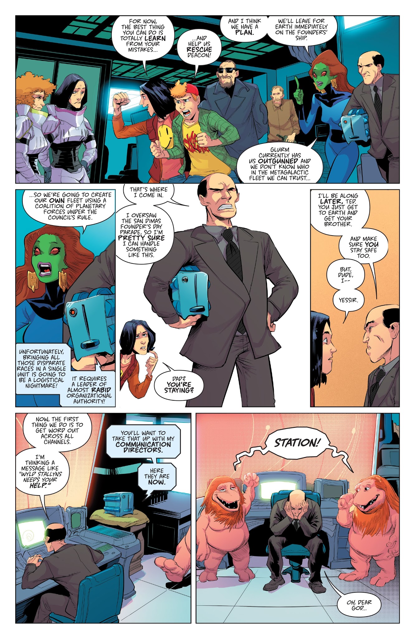 Read online Bill & Ted Save the Universe comic -  Issue #4 - 19