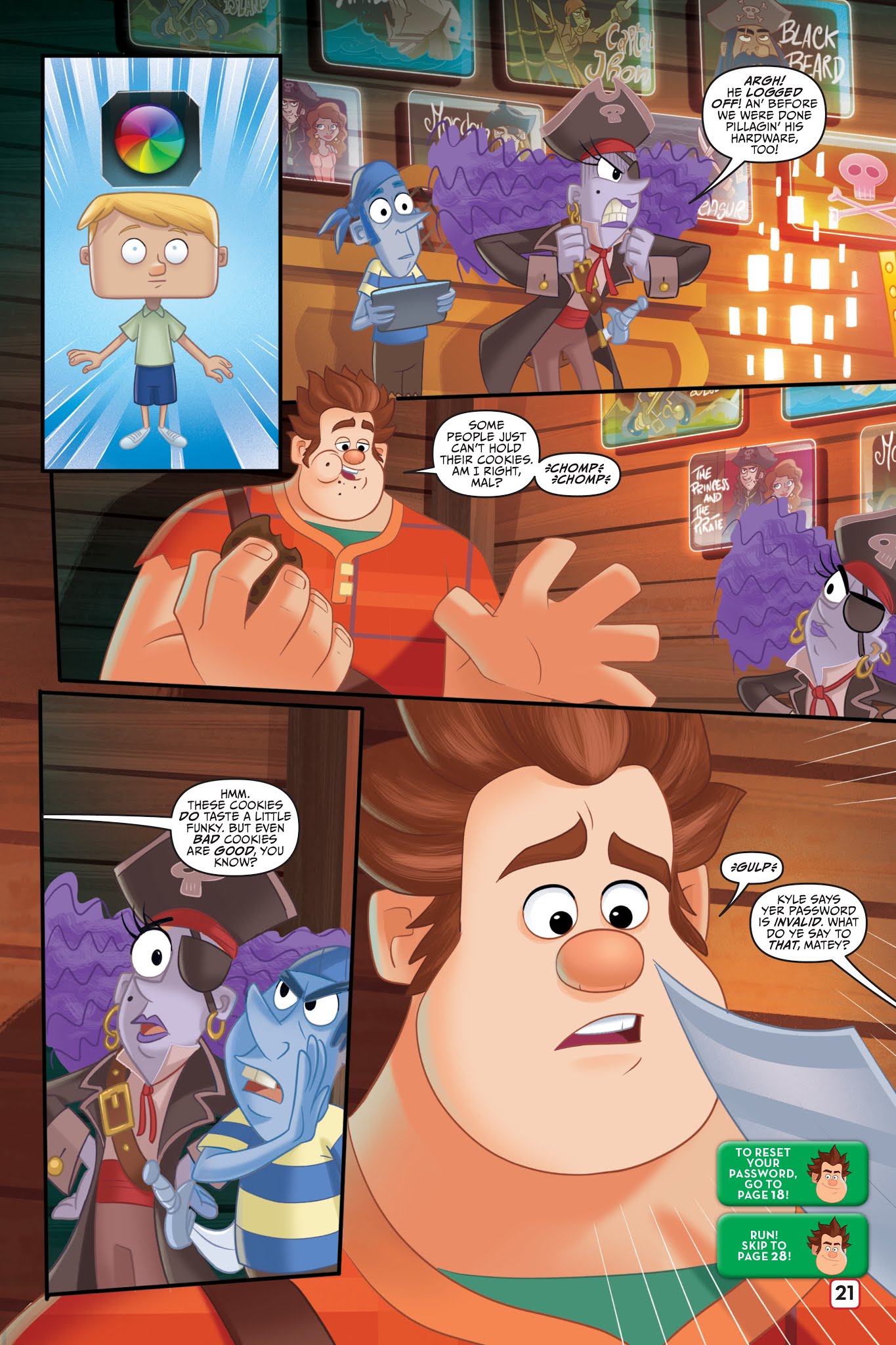 Read online Disney Ralph Breaks the Internet: Click Start- Select-Your-Story Adventure comic -  Issue # Full - 20