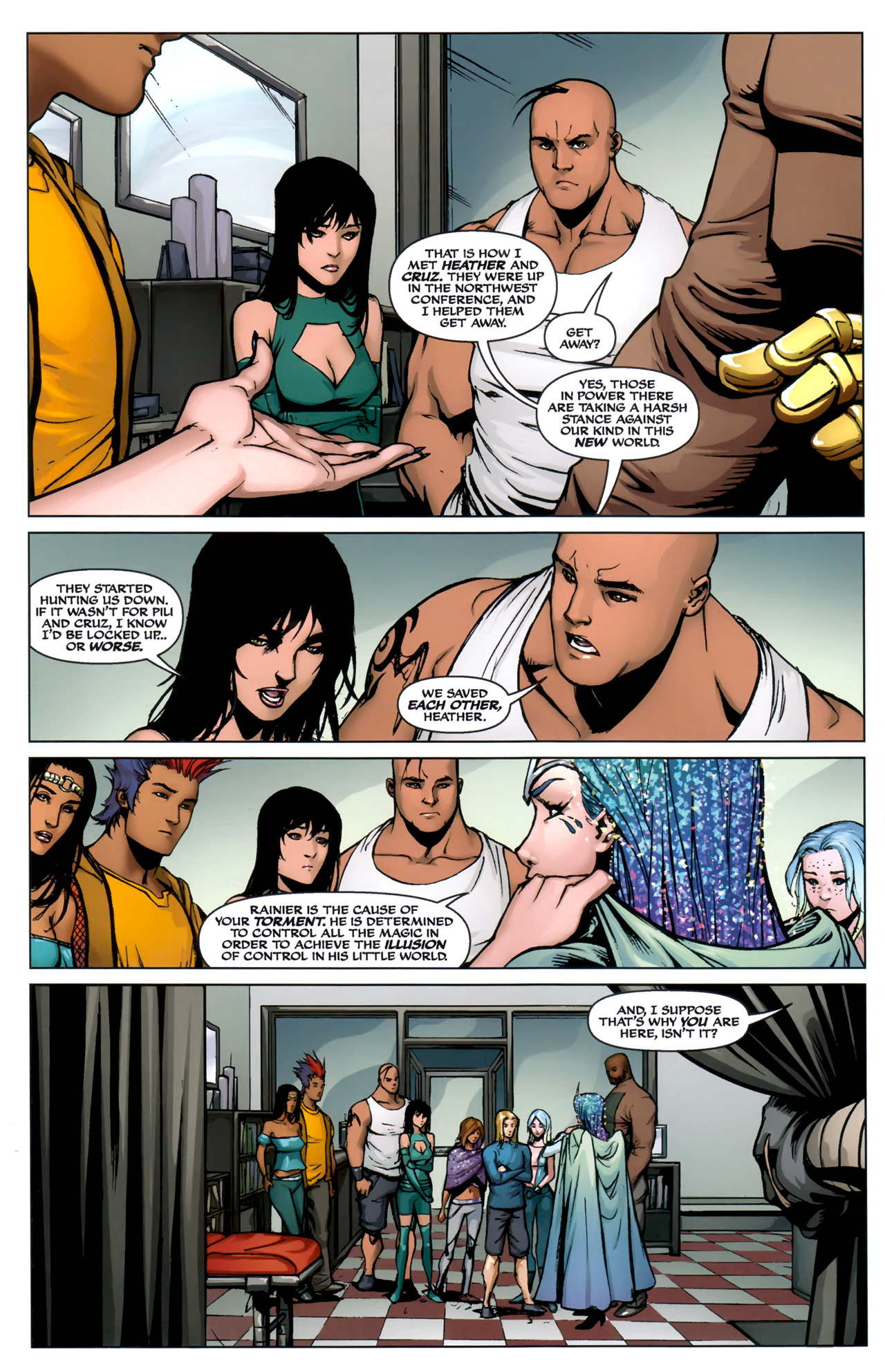 Read online Michael Turner's Soulfire (2009) comic -  Issue #5 - 28