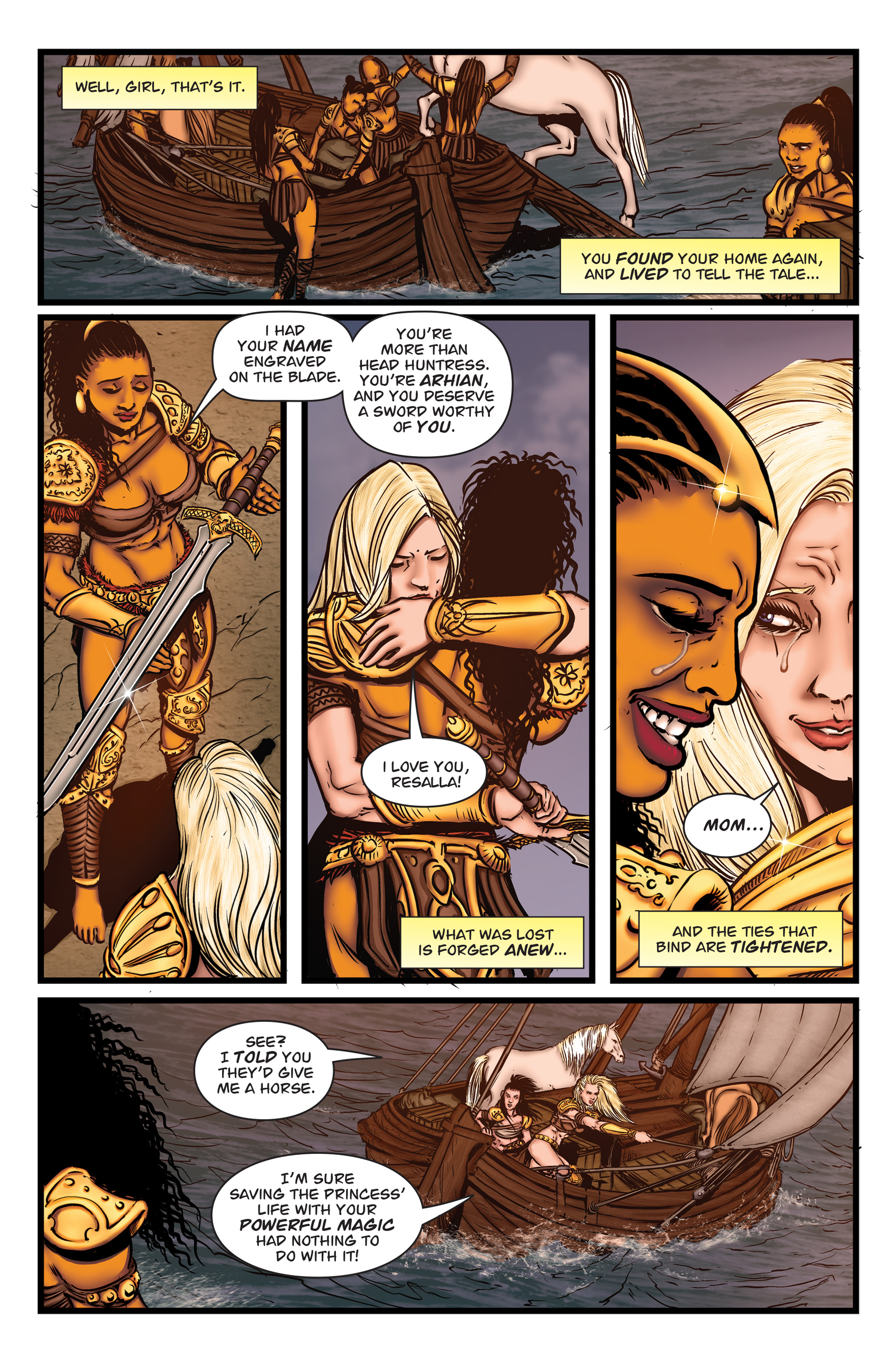 Read online Arhian: Head Huntress comic -  Issue #5 - 37