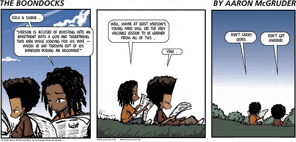 Read online The Boondocks Collection comic -  Issue # Year 2002 - 223