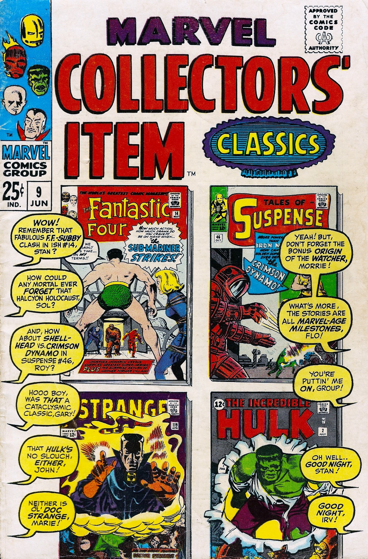 Read online Marvel Collectors' Item Classics comic -  Issue #9 - 1