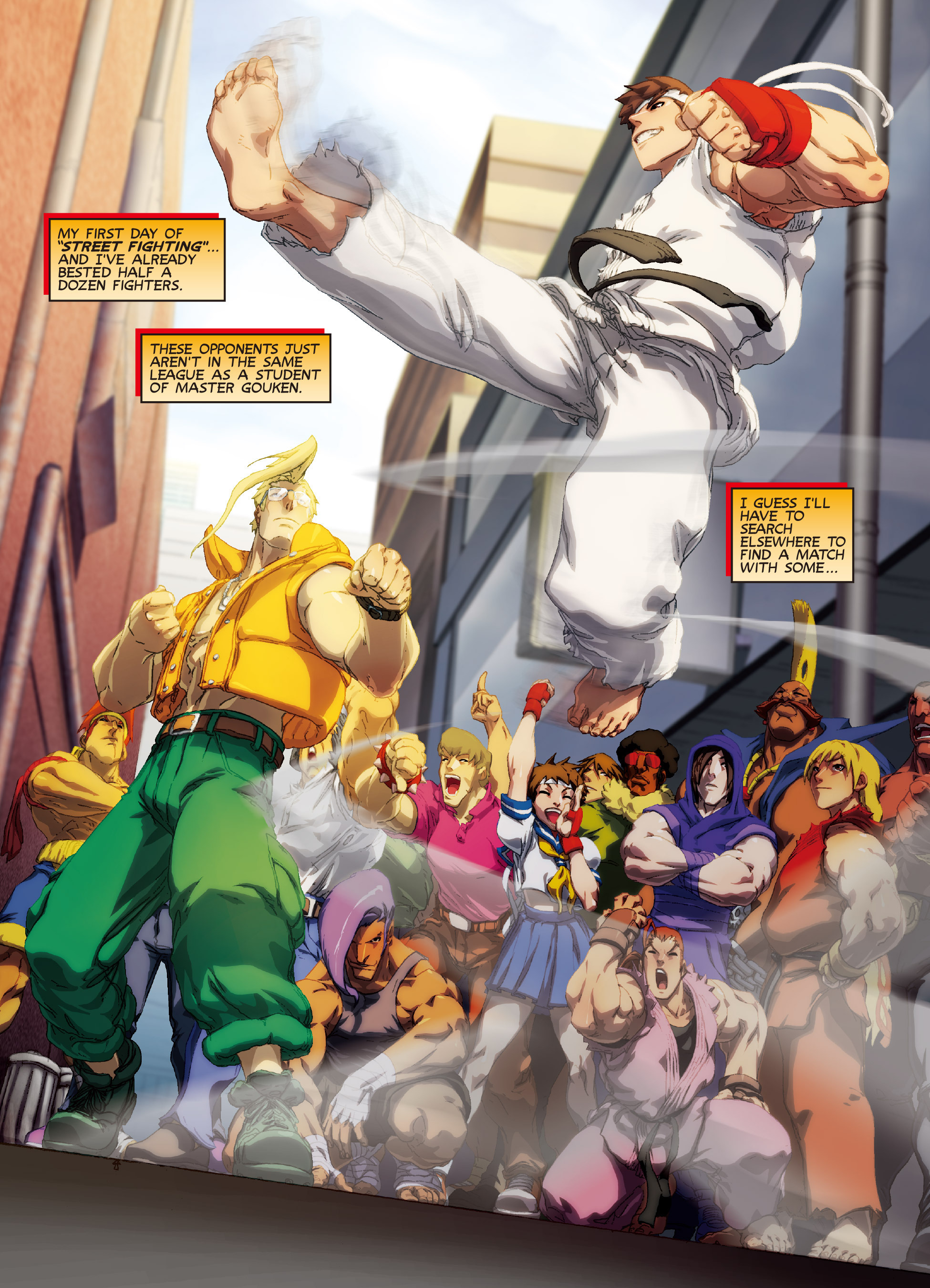 Read online Free Comic Book Day 2015 comic -  Issue # Street Fighter - Super Combo Special - 3