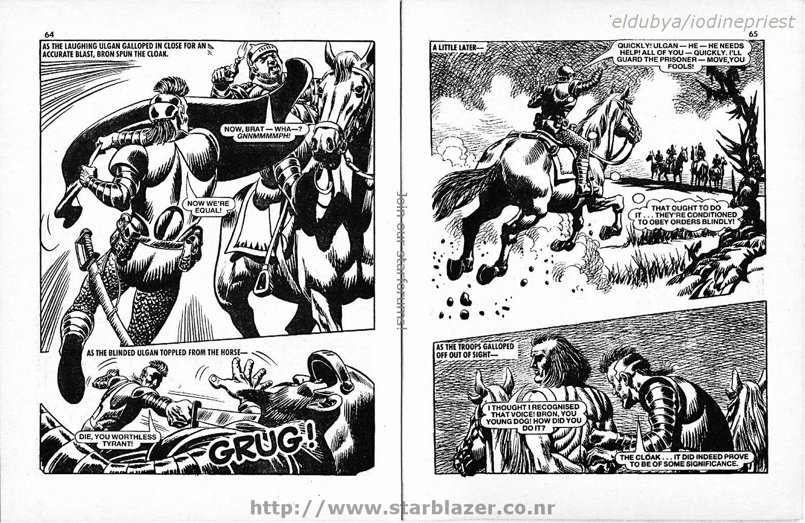 Read online Starblazer comic -  Issue #182 - 34