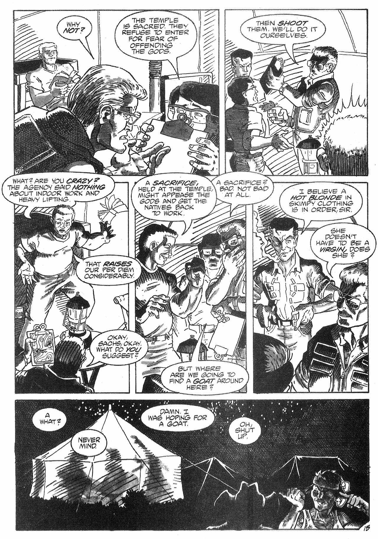 Read online Dinosaurs For Hire (1988) comic -  Issue #7 - 16