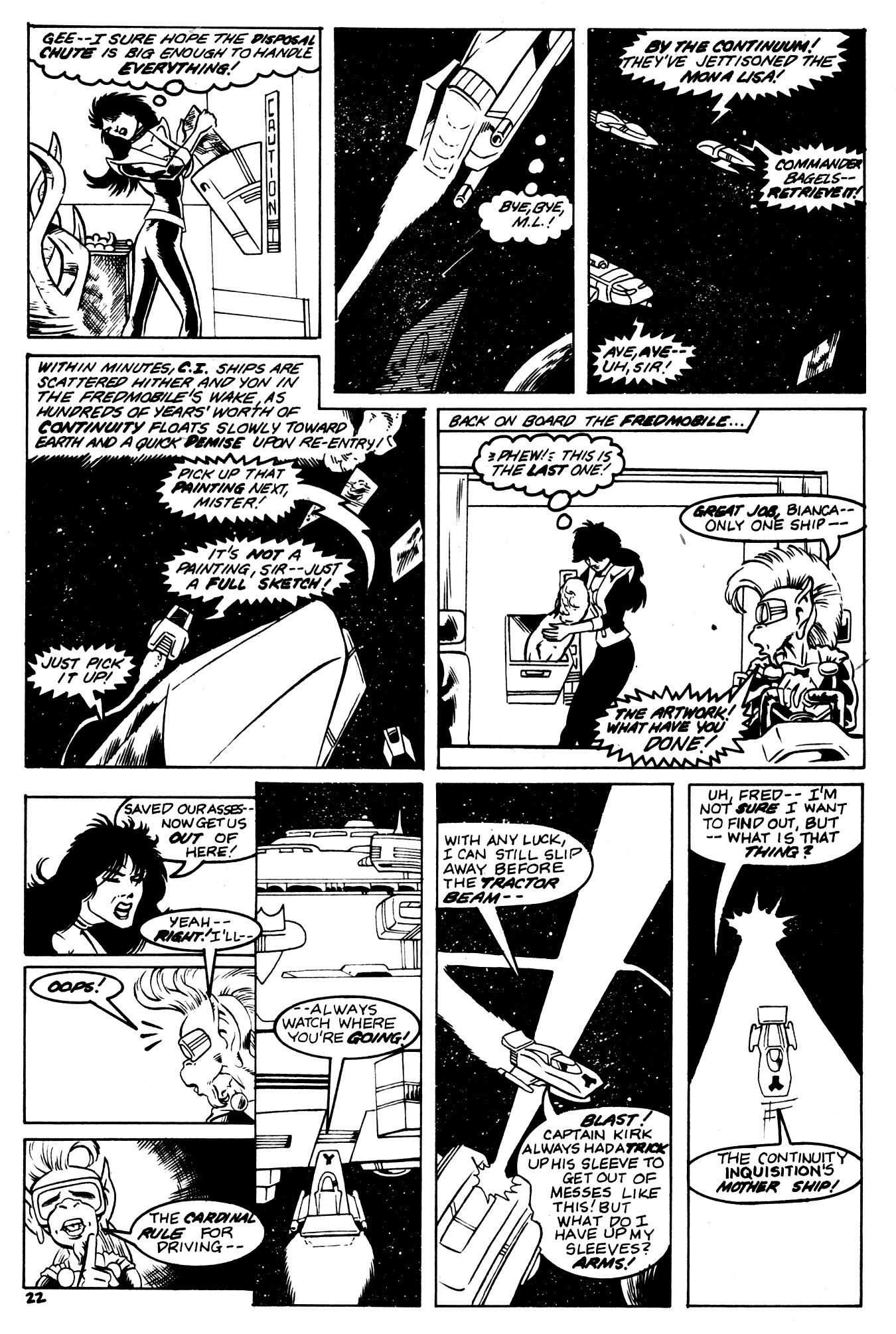 Read online Aristocratic Xtraterrestrial Time-Traveling Thieves comic -  Issue #1 - 24