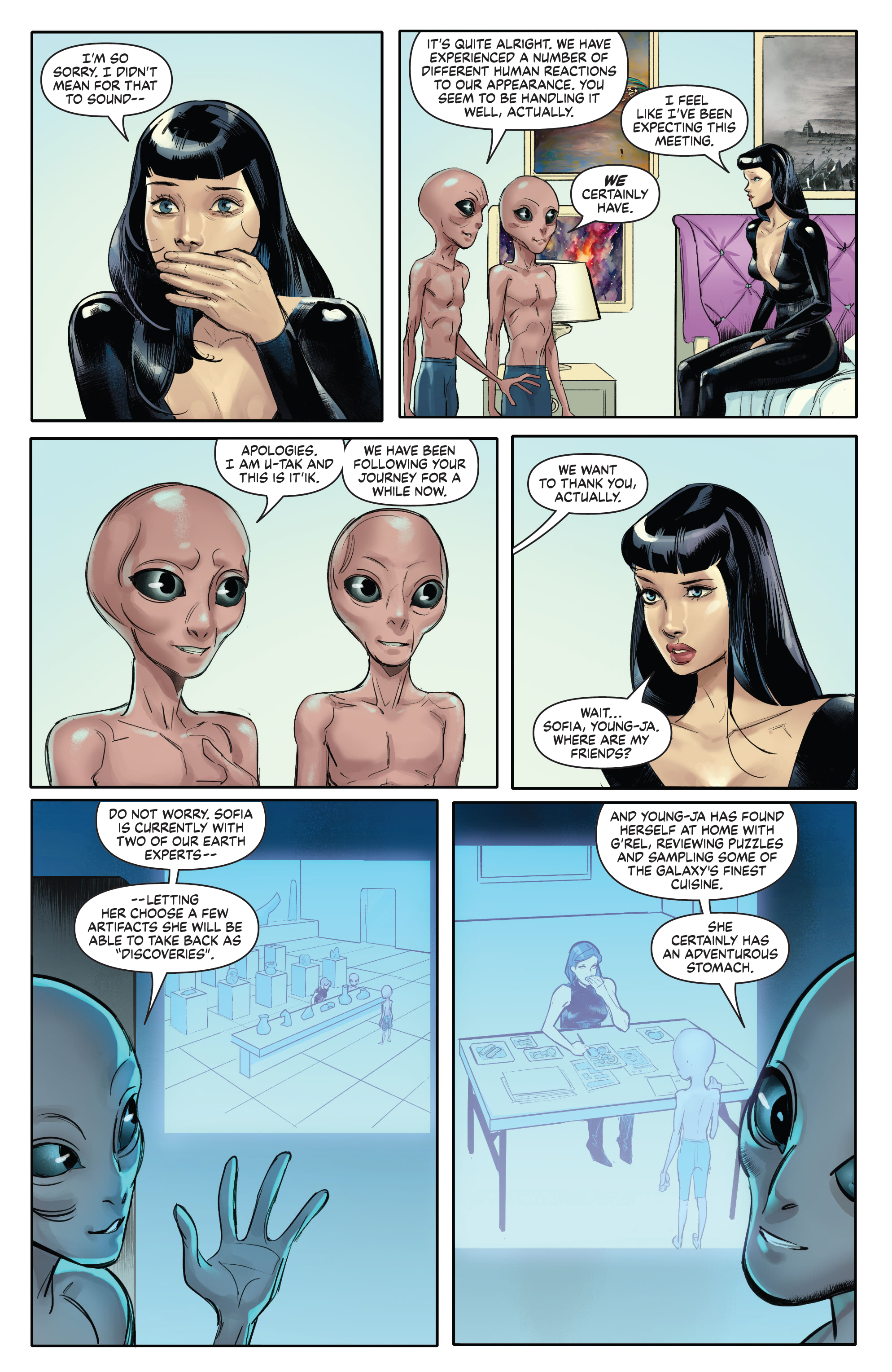 Read online Bettie Page: The Alien Agenda comic -  Issue #5 - 20