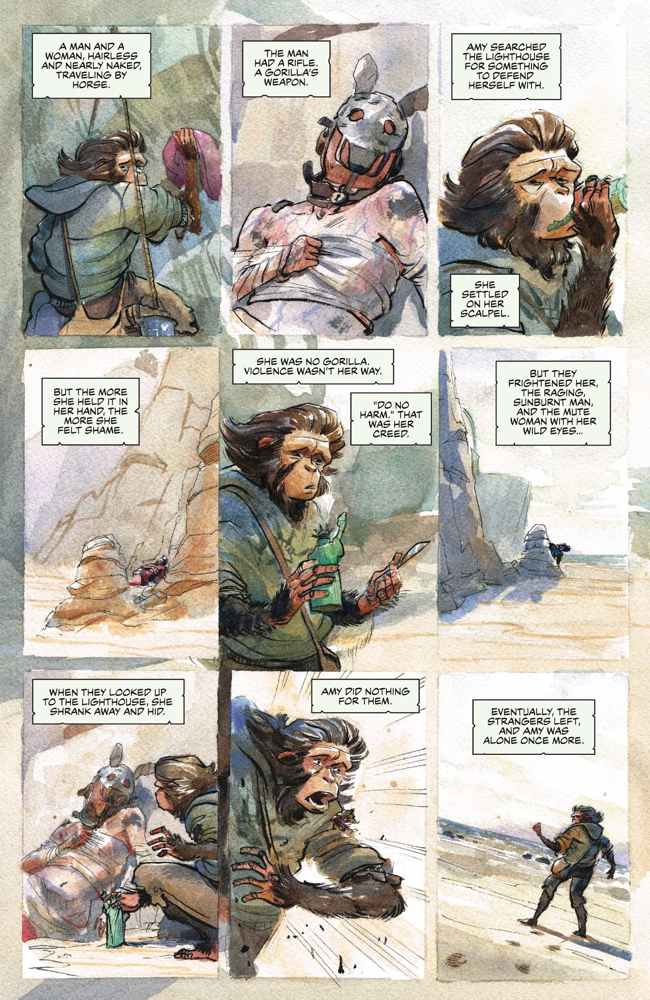 Read online Planet of the Apes: The Simian Age comic -  Issue # Full - 7