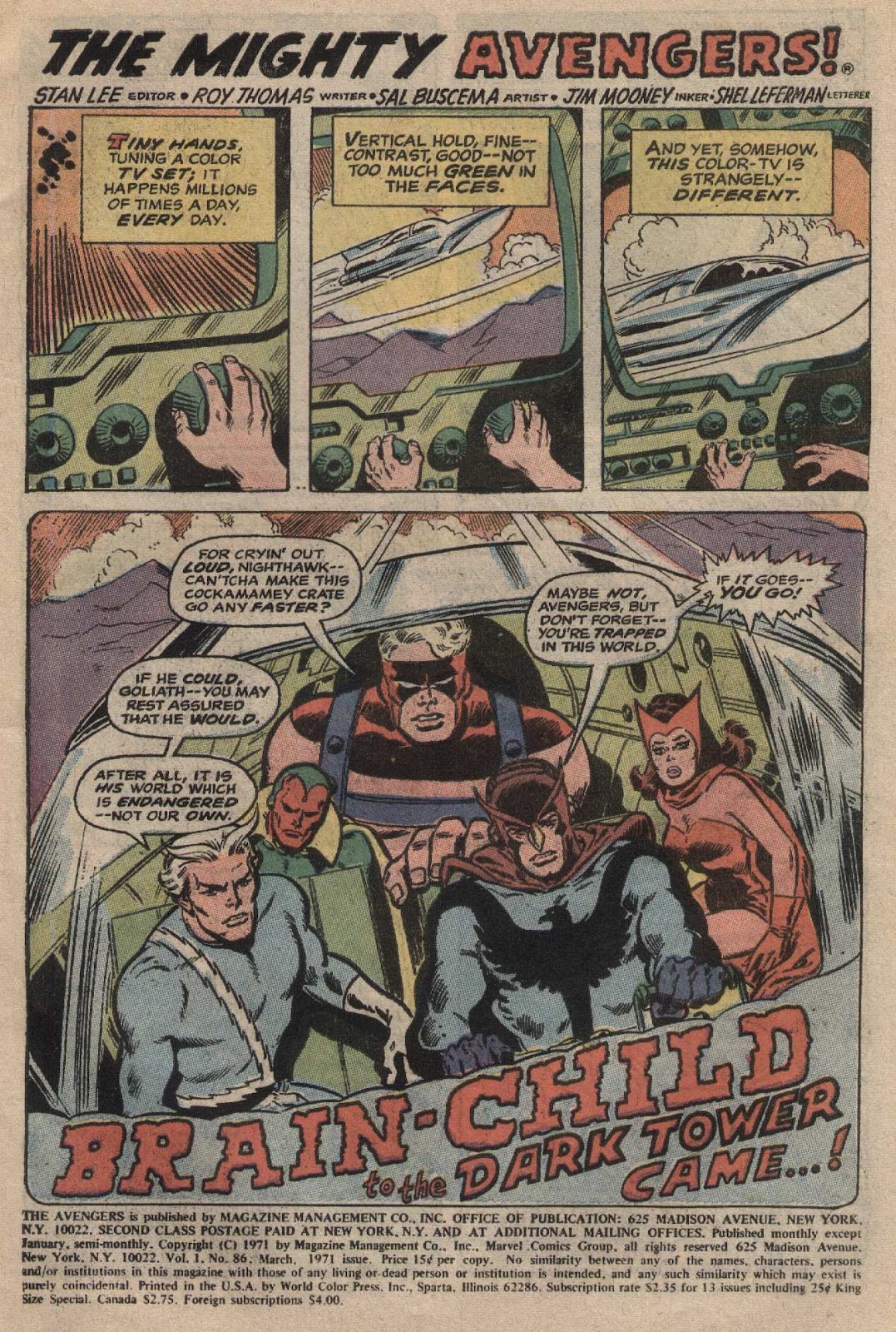 The Avengers (1963) issue 86 - Page 2