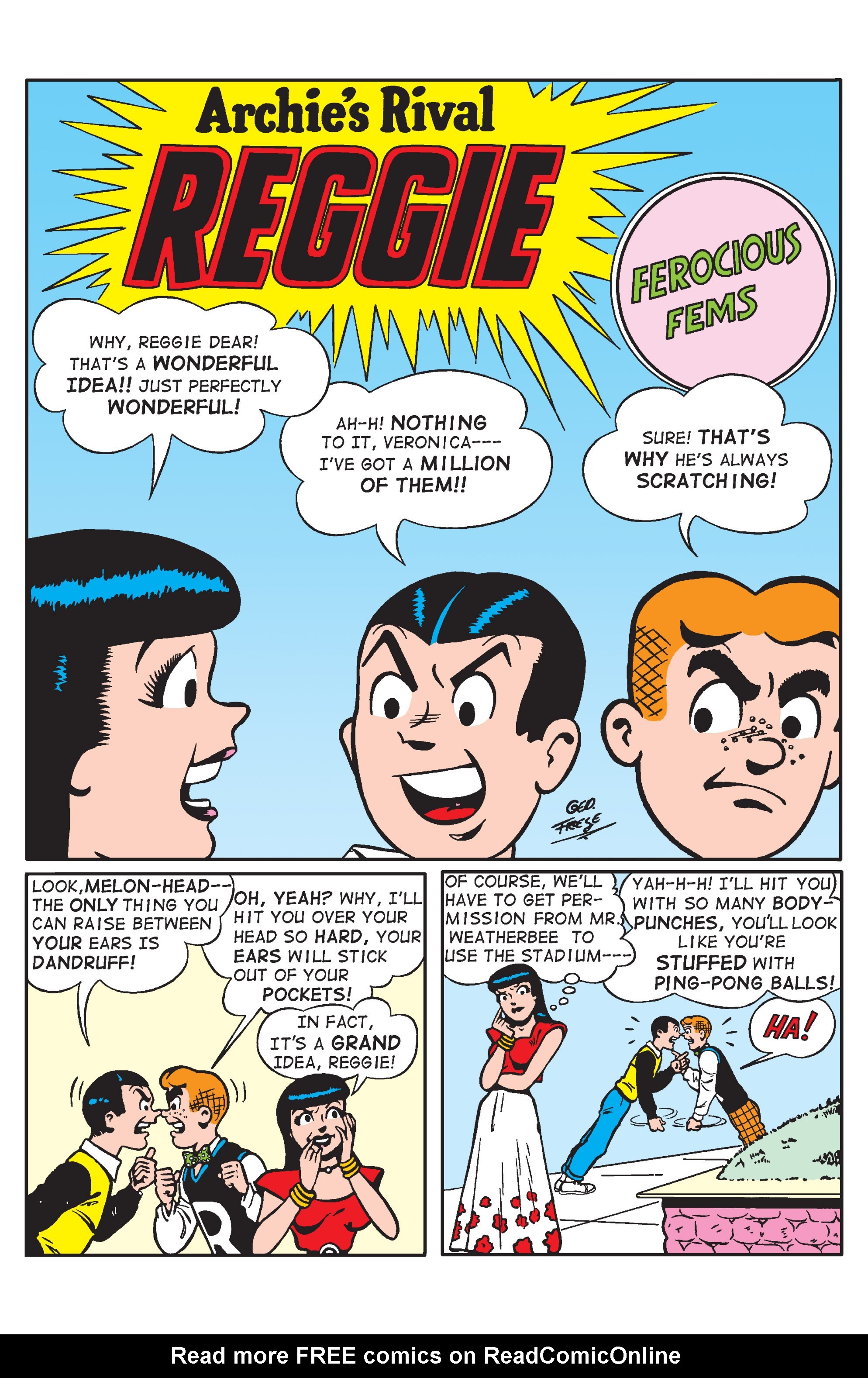 Read online Archie's Rival Reggie comic -  Issue #1 - 2