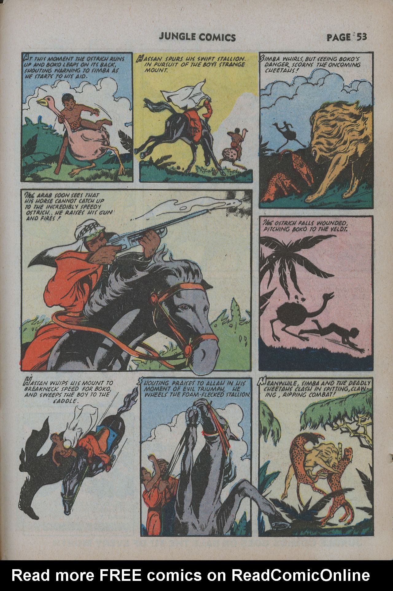 Read online Jungle Comics comic -  Issue #31 - 56
