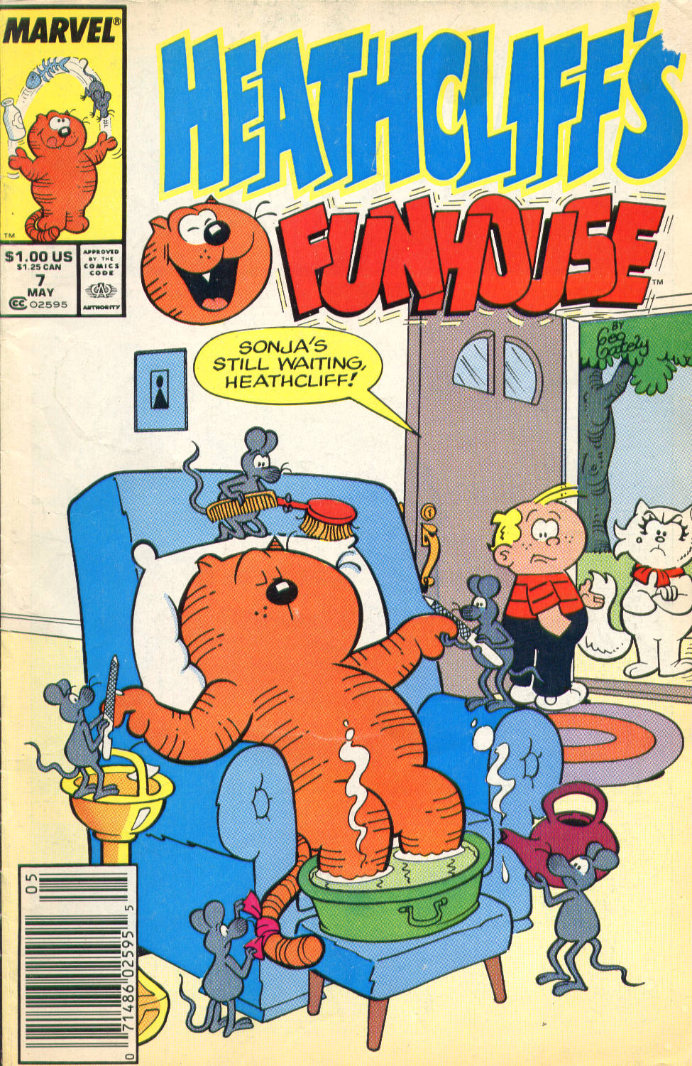 Read online Heathcliff's Funhouse comic -  Issue #7 - 1