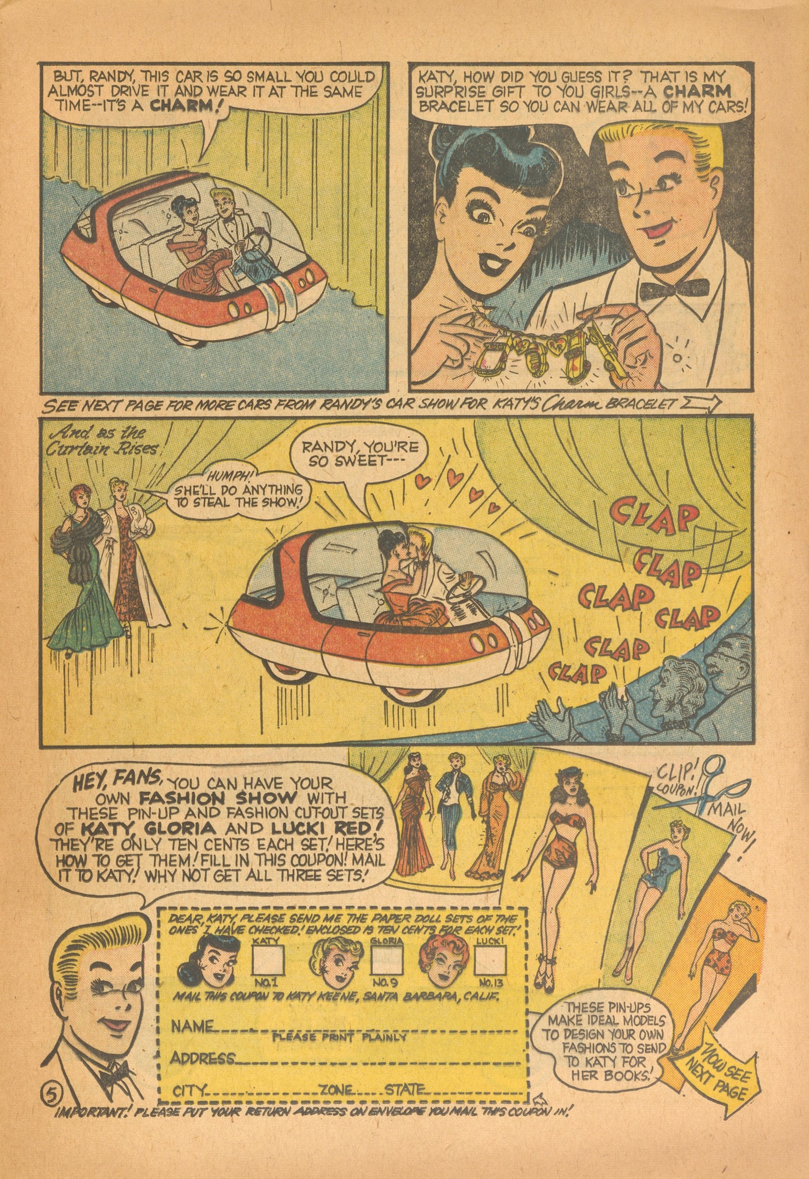 Read online Katy Keene Fashion Book comic -  Issue #22 - 25