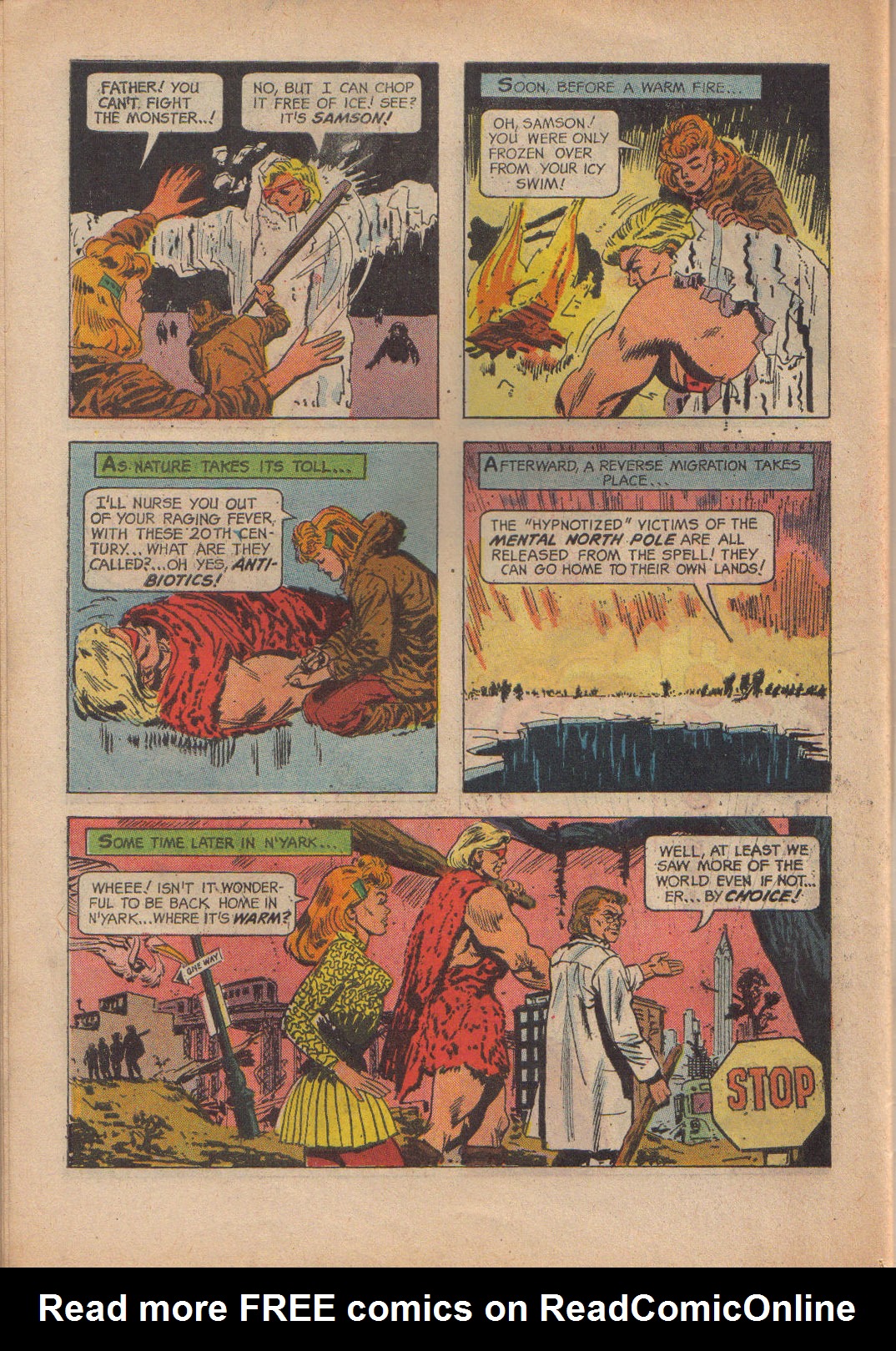 Read online Mighty Samson (1964) comic -  Issue #8 - 34
