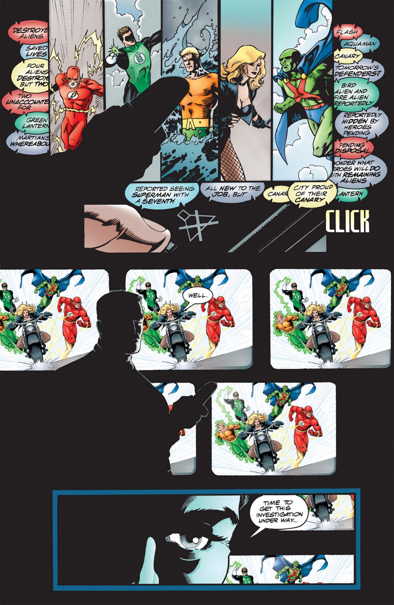 Read online JLA: Year One comic -  Issue #1 - 7