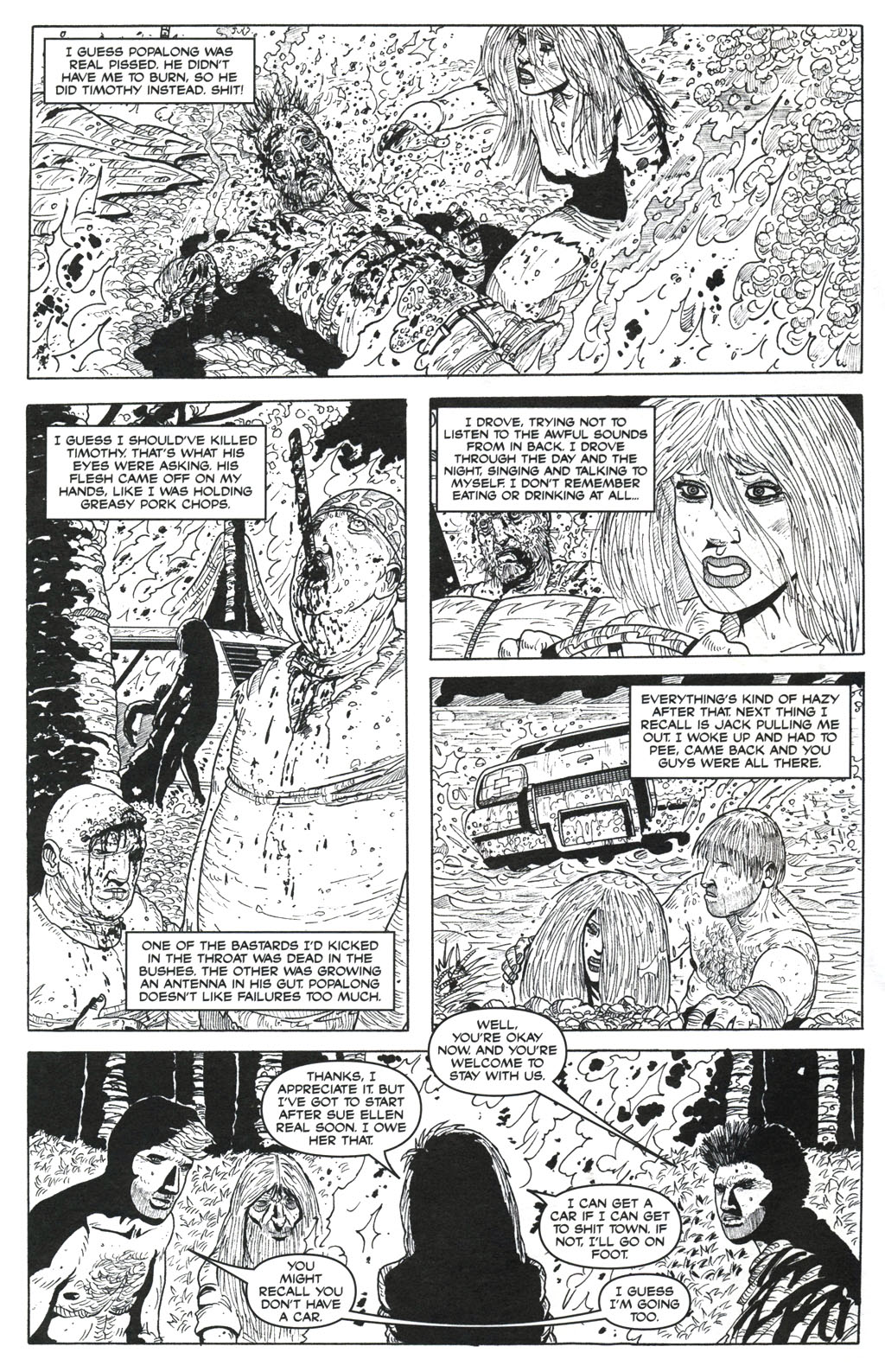 Read online Joe R. Lansdale's The Drive-In 2 comic -  Issue #4 - 4