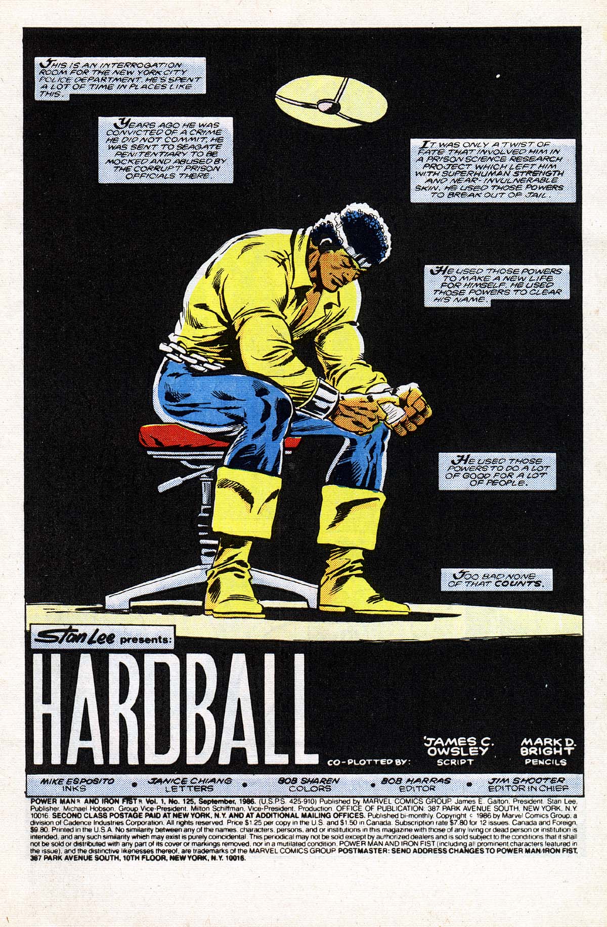Read online Power Man and Iron Fist (1978) comic -  Issue #125 - 2
