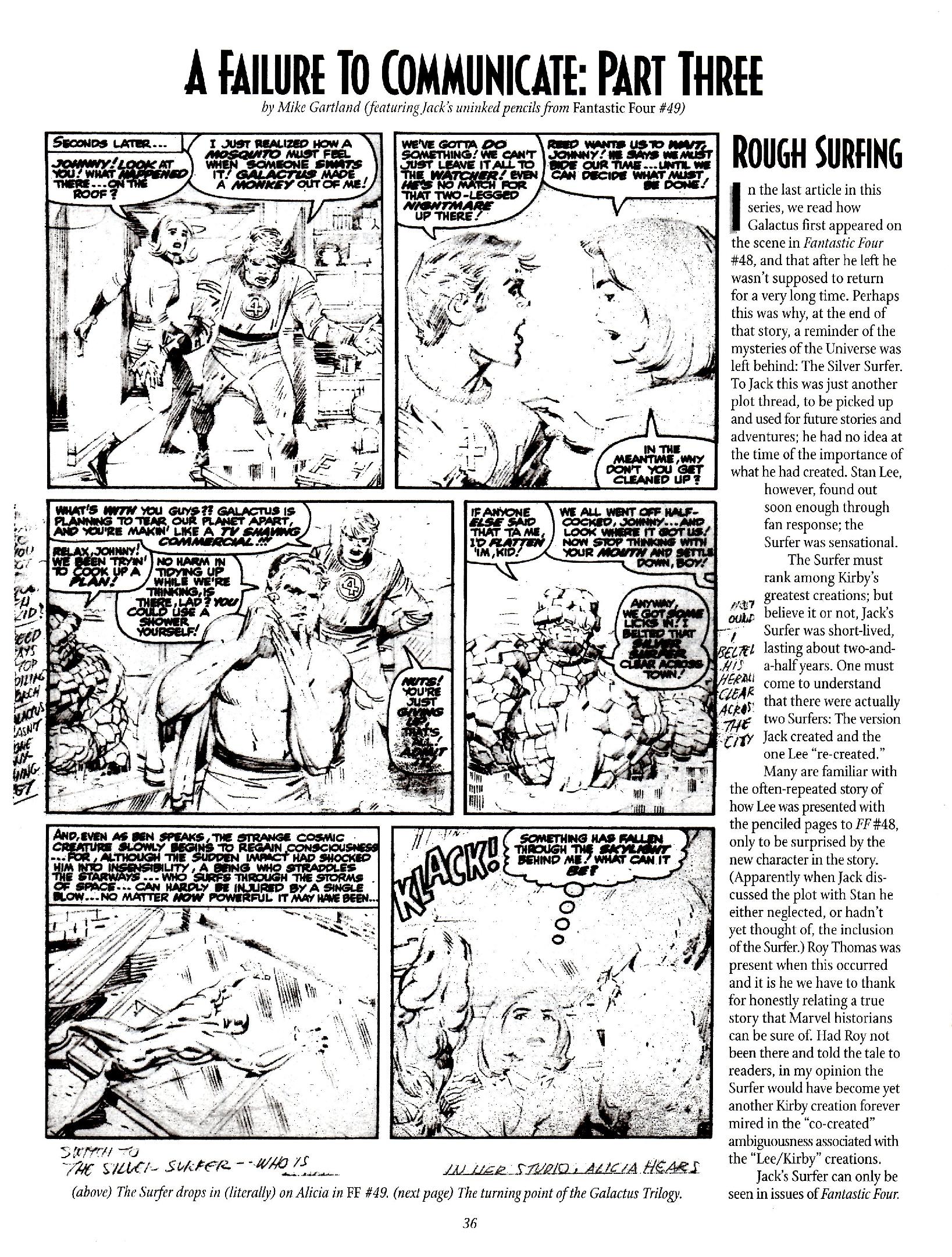 Read online The Jack Kirby Collector comic -  Issue #23 - 34