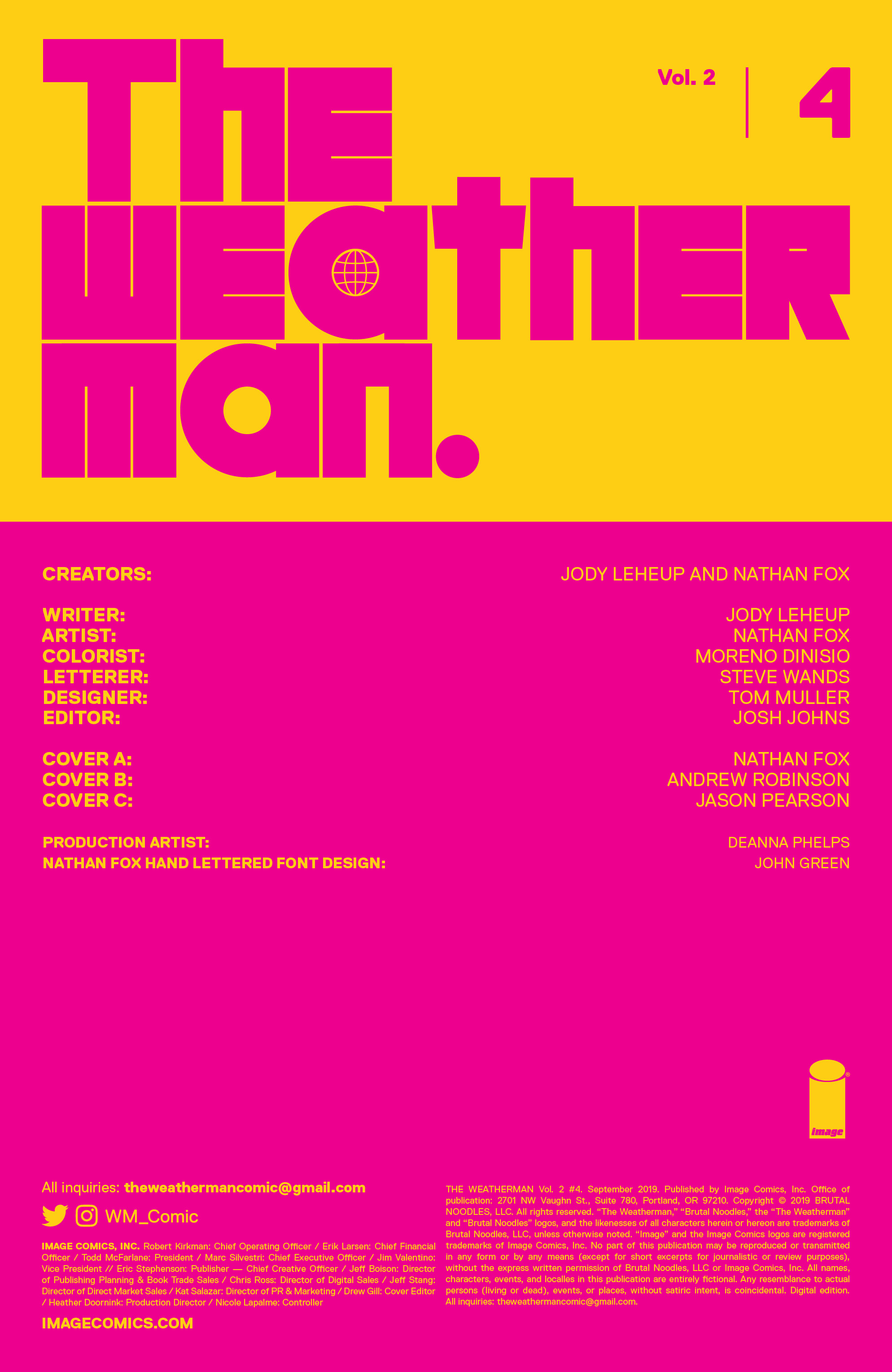 Read online The Weatherman (2019) comic -  Issue #4 - 2