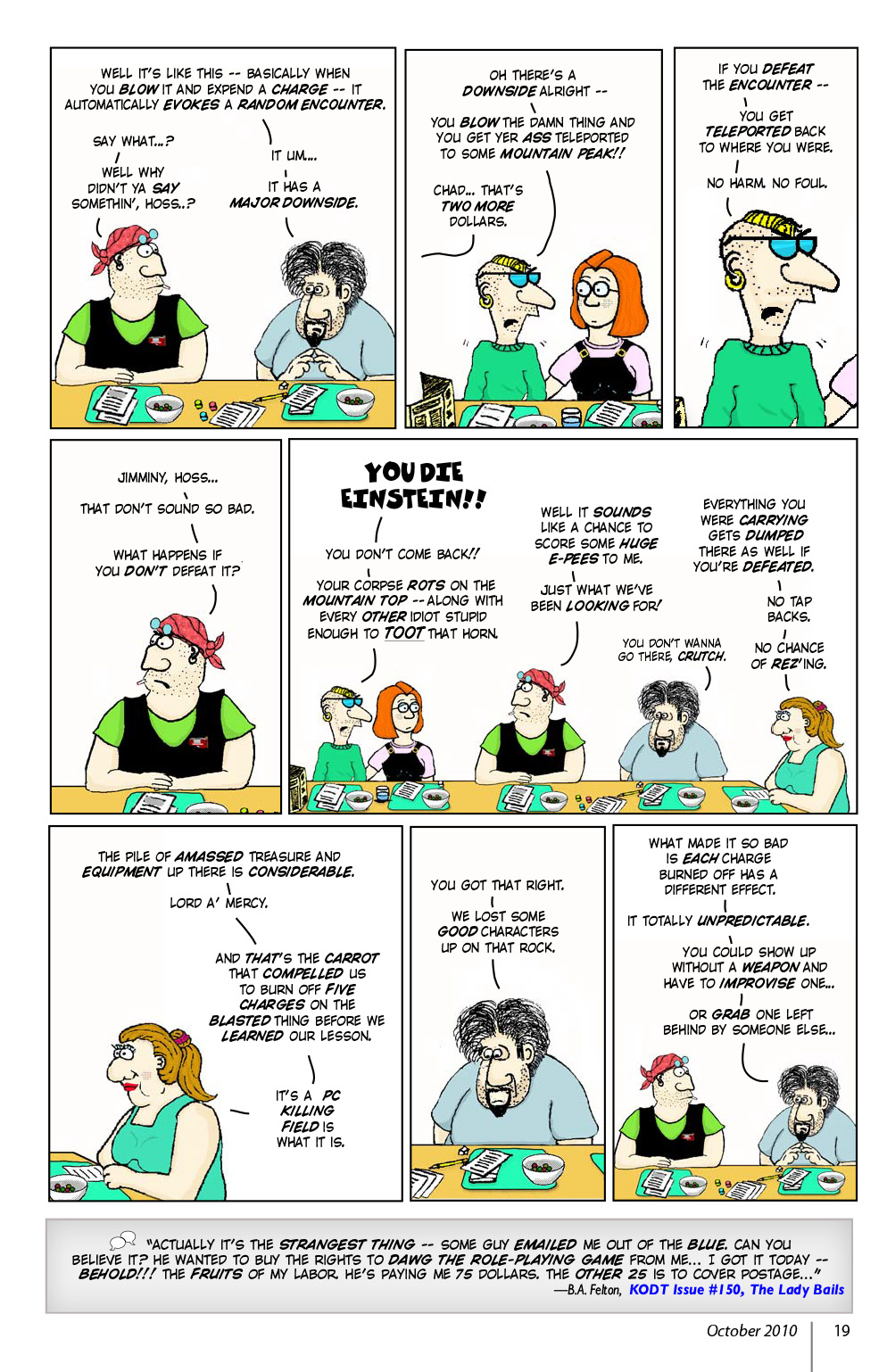 Read online Knights of the Dinner Table comic -  Issue #168 - 21