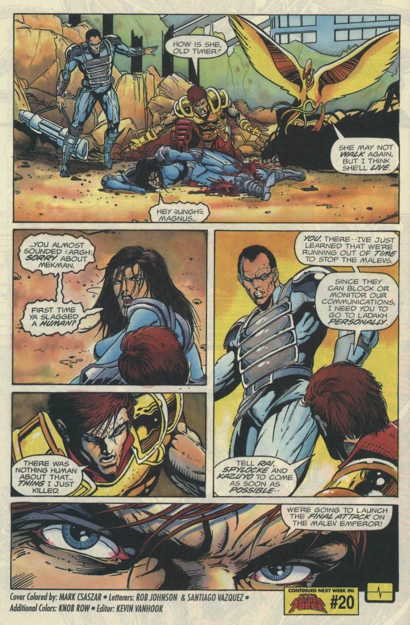 Read online Magnus Robot Fighter (1991) comic -  Issue #35 - 22
