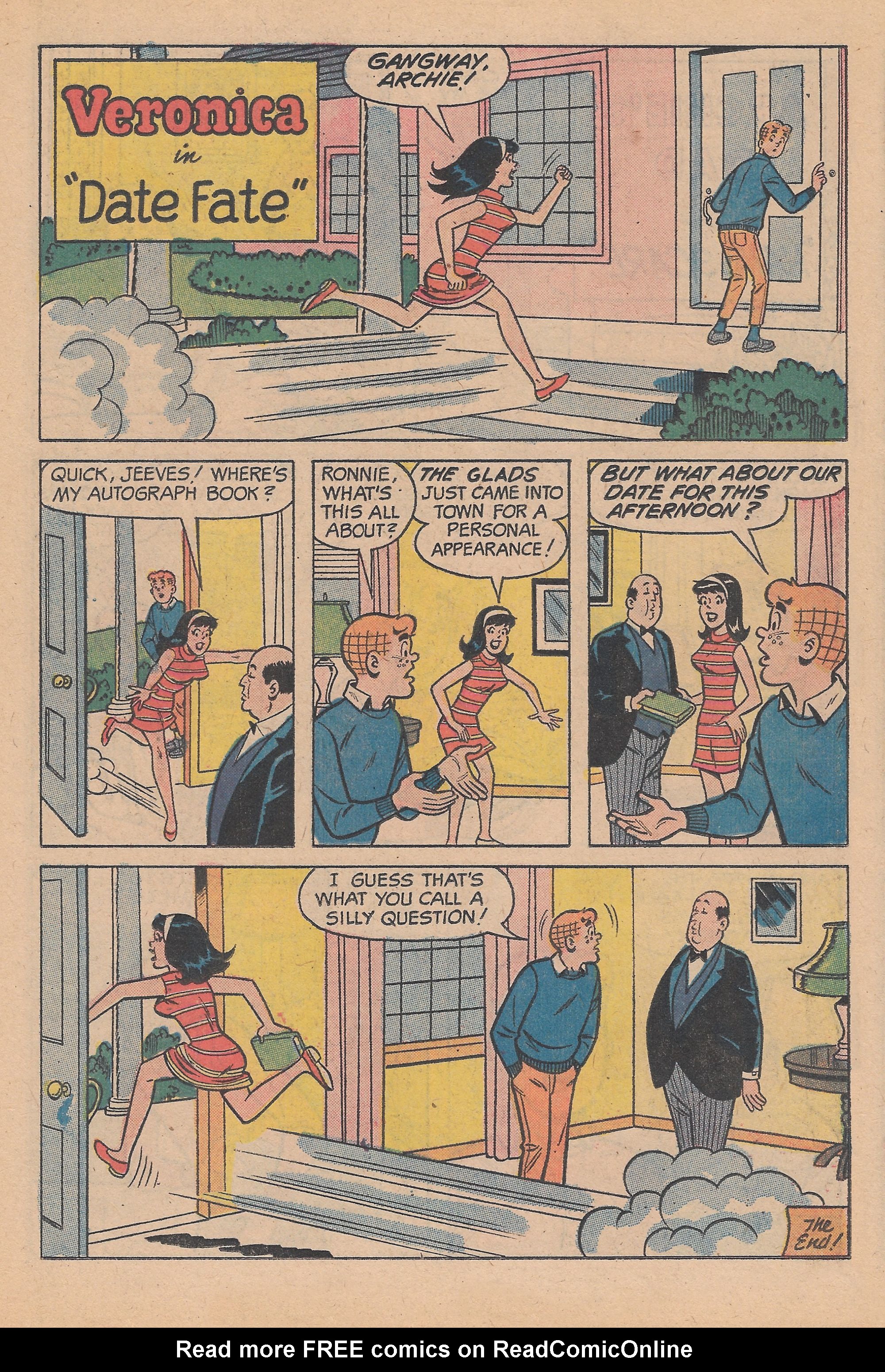 Read online Archie's TV Laugh-Out comic -  Issue #18 - 30