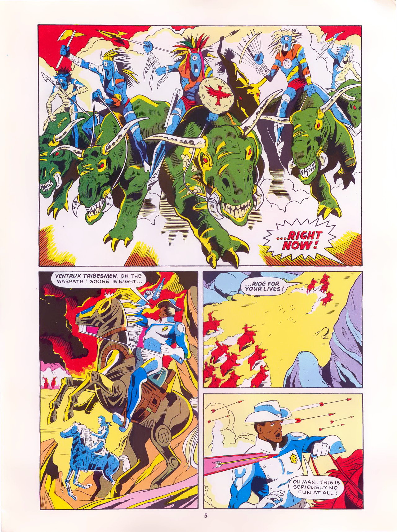 Read online Adventures of the Galaxy Rangers comic -  Issue #3 - 5