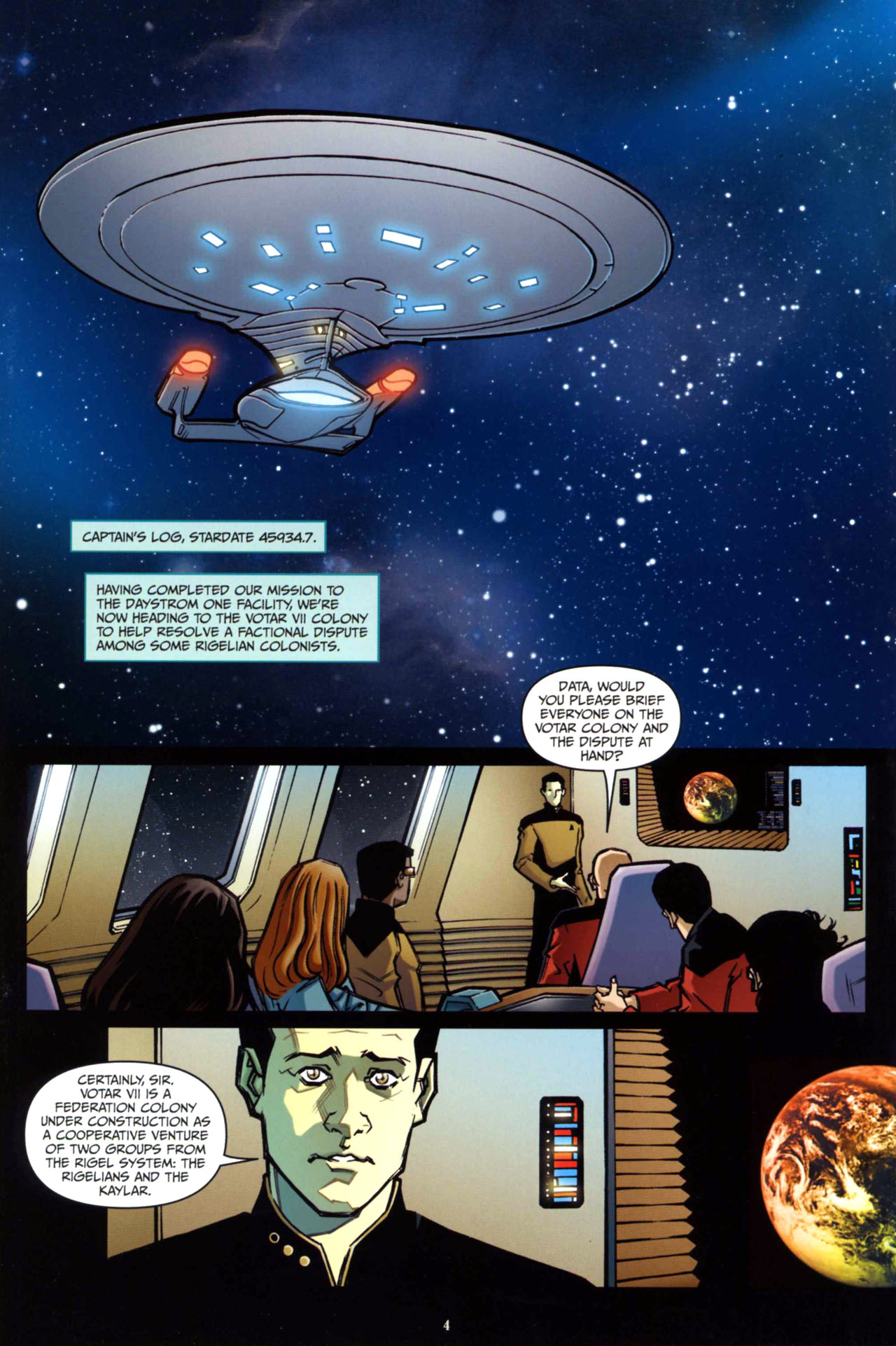 Star Trek: The Next Generation: Intelligence Gathering Issue #2 #2 - English 6