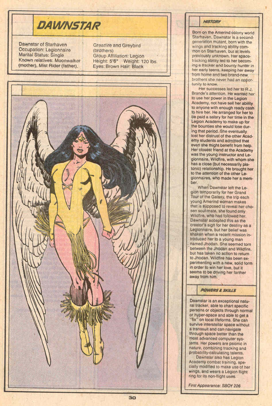 Read online Who's Who in the Legion of Super-Heroes comic -  Issue #1 - 32