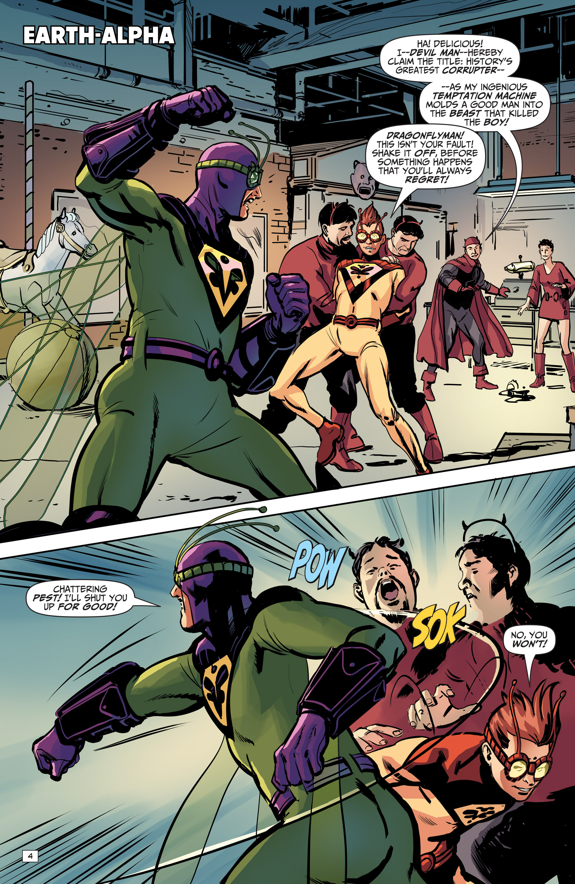 Read online Dragonfly & Dragonflyman comic -  Issue #2 - 6