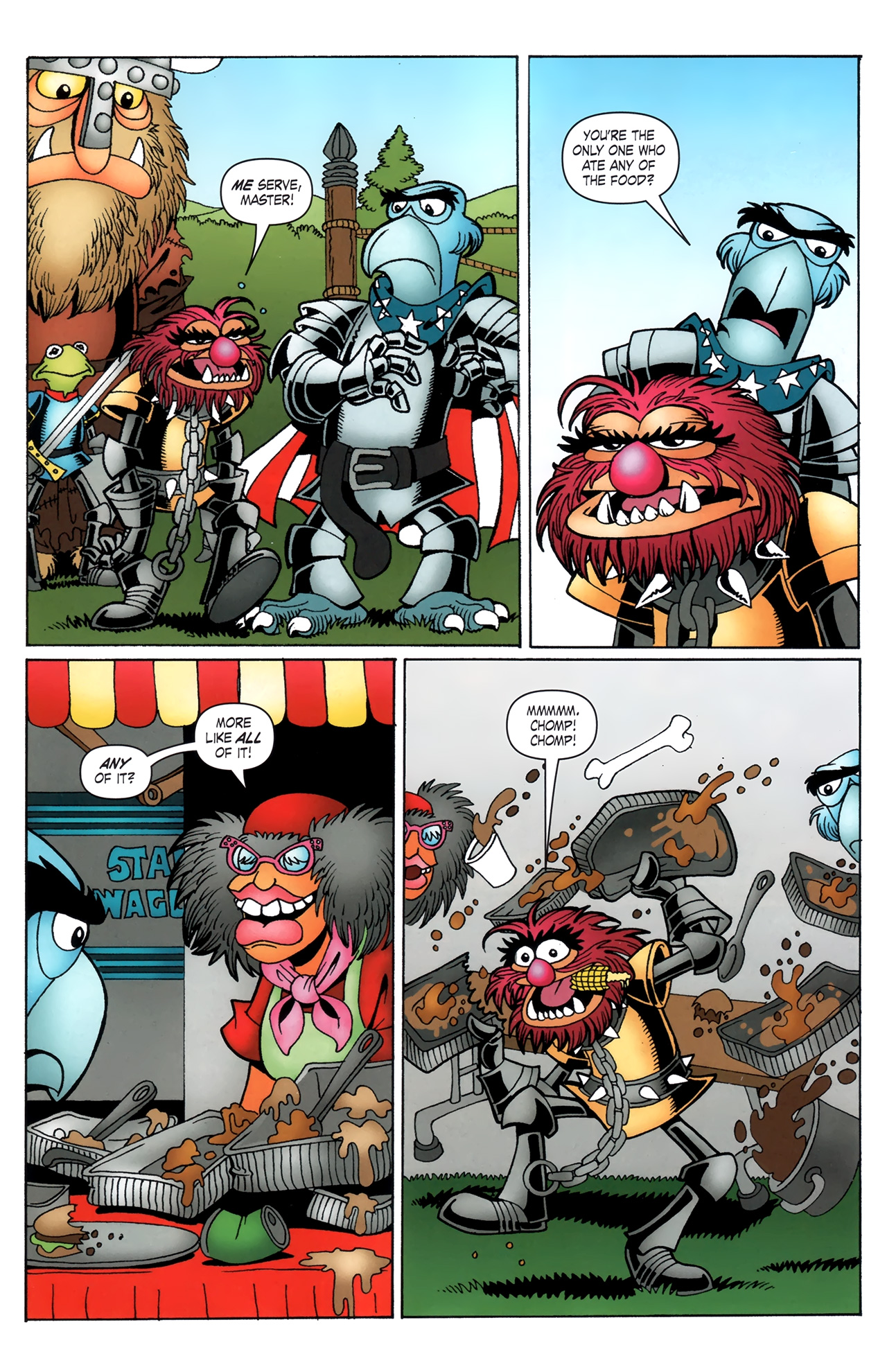 Read online Muppet King Arthur comic -  Issue #4 - 21