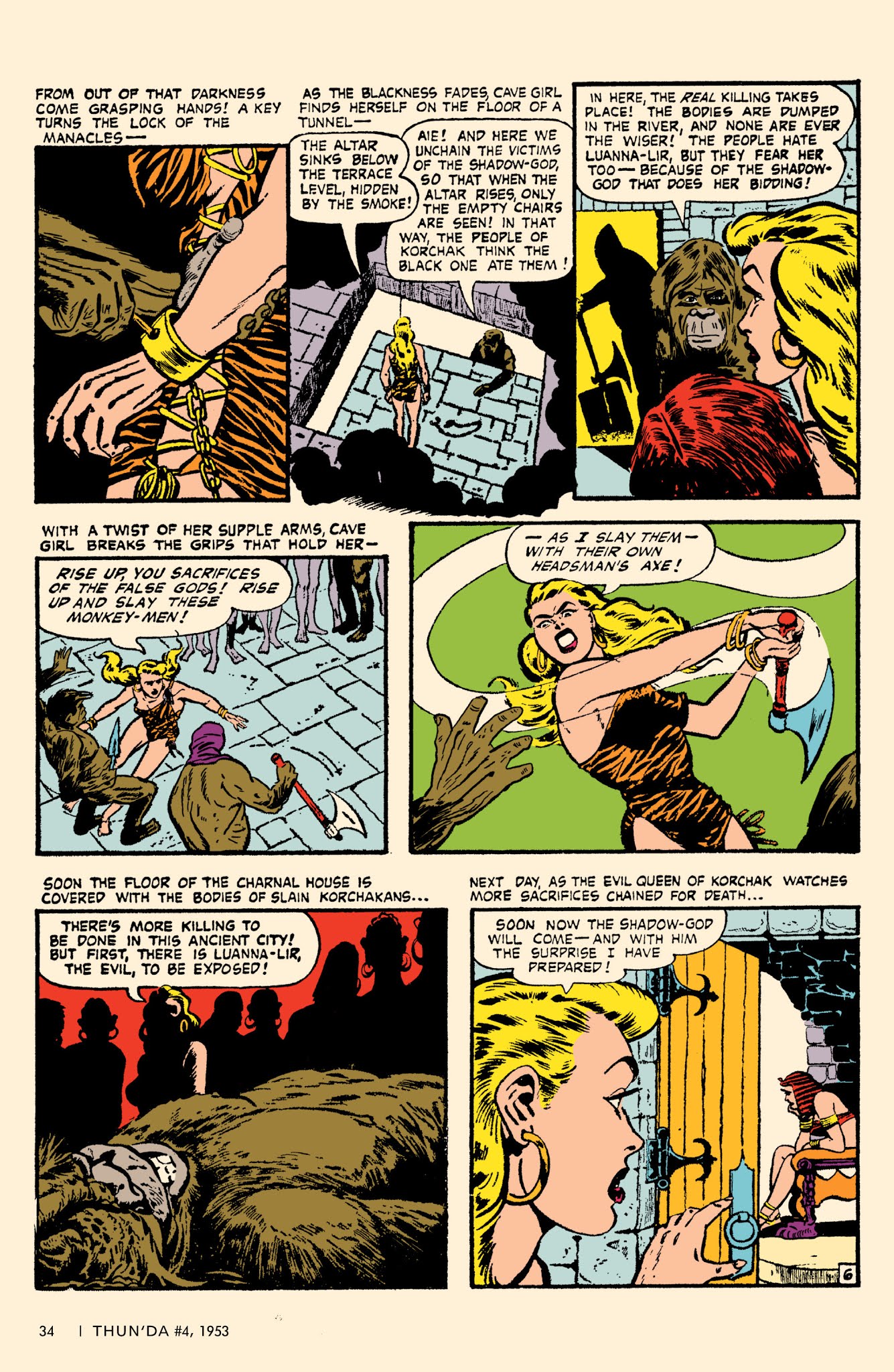 Read online Bob Powell's Complete Cave Girl comic -  Issue # TPB (Part 1) - 35