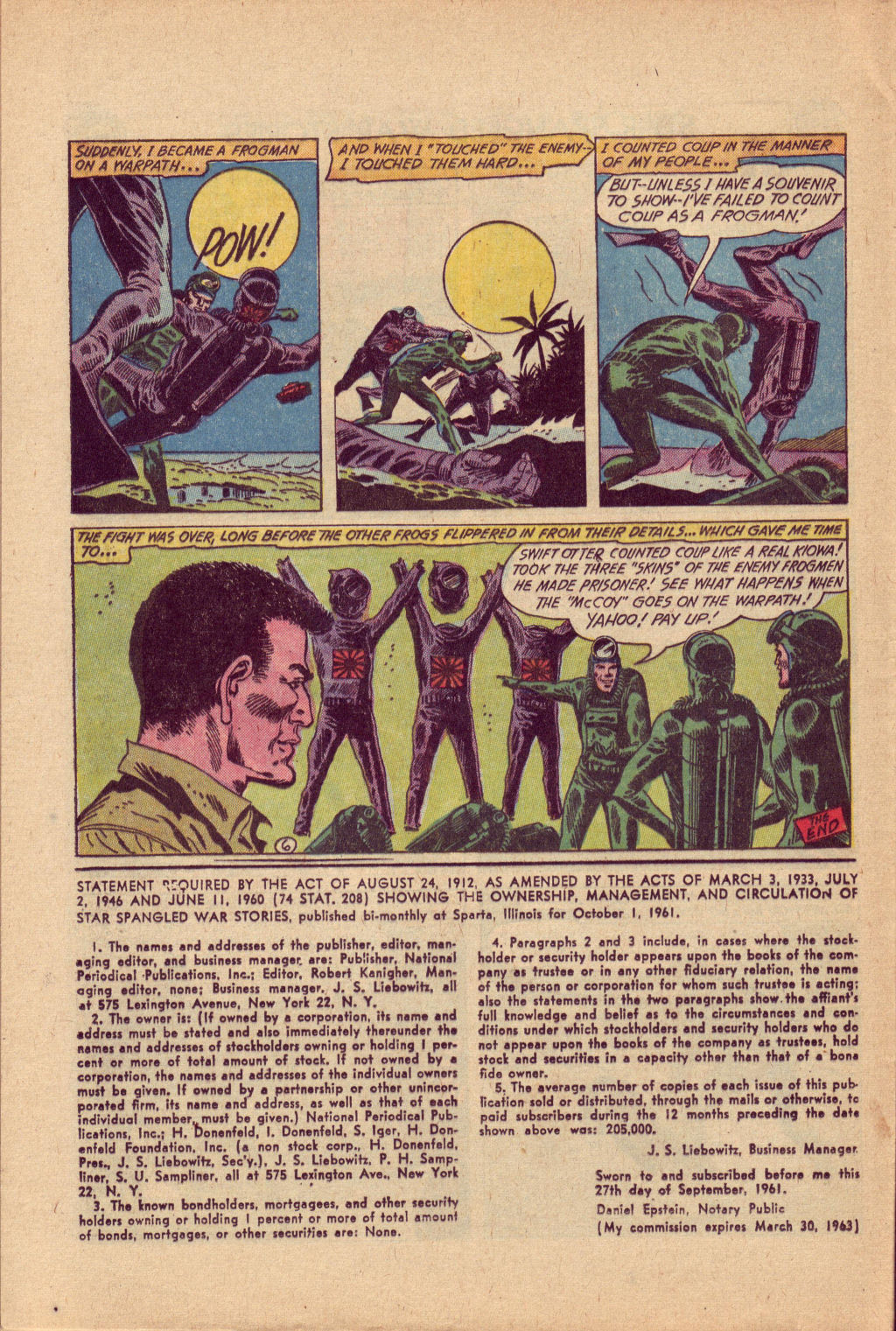 Read online Star Spangled War Stories (1952) comic -  Issue #101 - 32